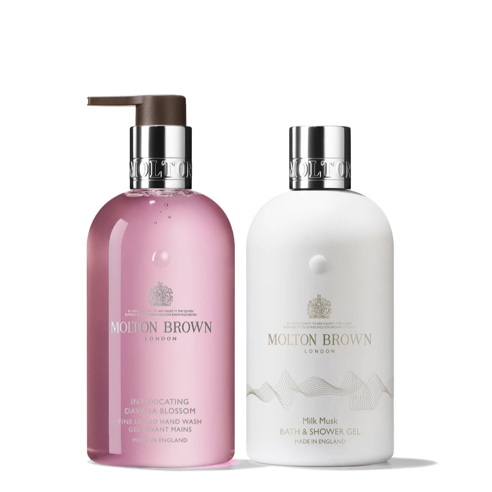 Molton Brown Milk Musk and Intoxicating Davana Blossom Set QVC UK