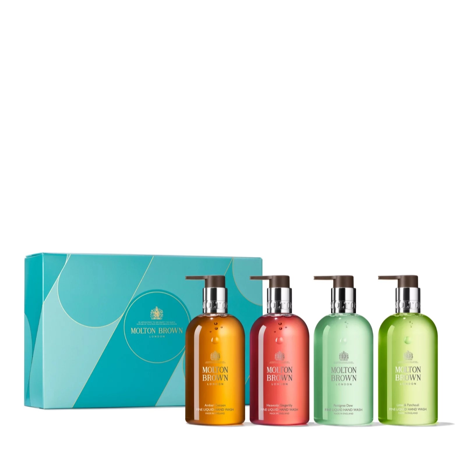 Molton Brown 4 Piece Hand Wash Collection with Gift Box QVC UK