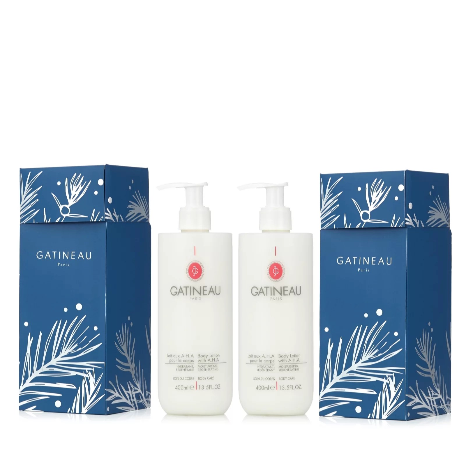 Gatineau Supersize AHA Body Lotion Duo 400ml QVC UK