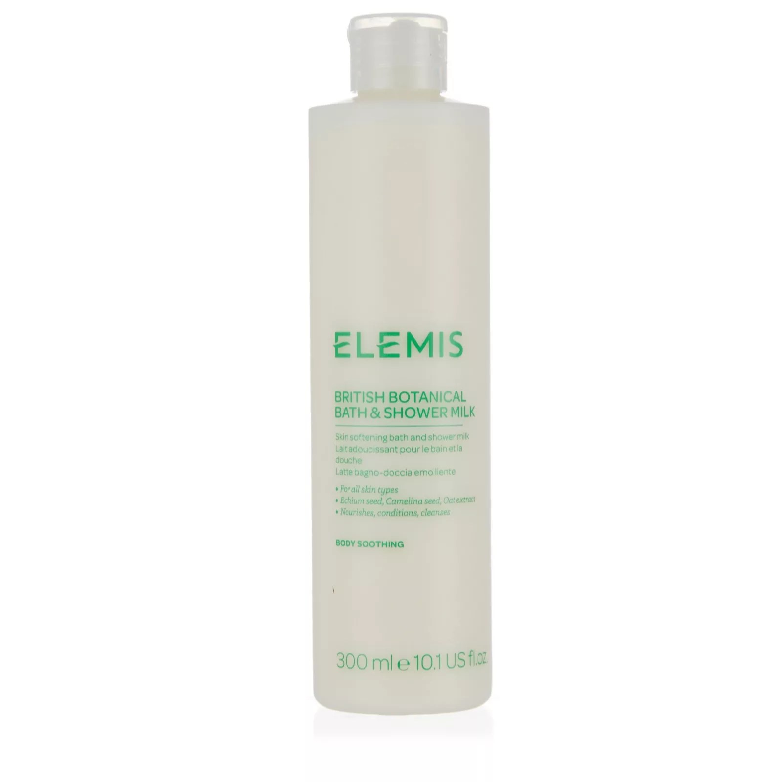 Elemis British Botanical Bath & Shower Milk 300ml QVC UK