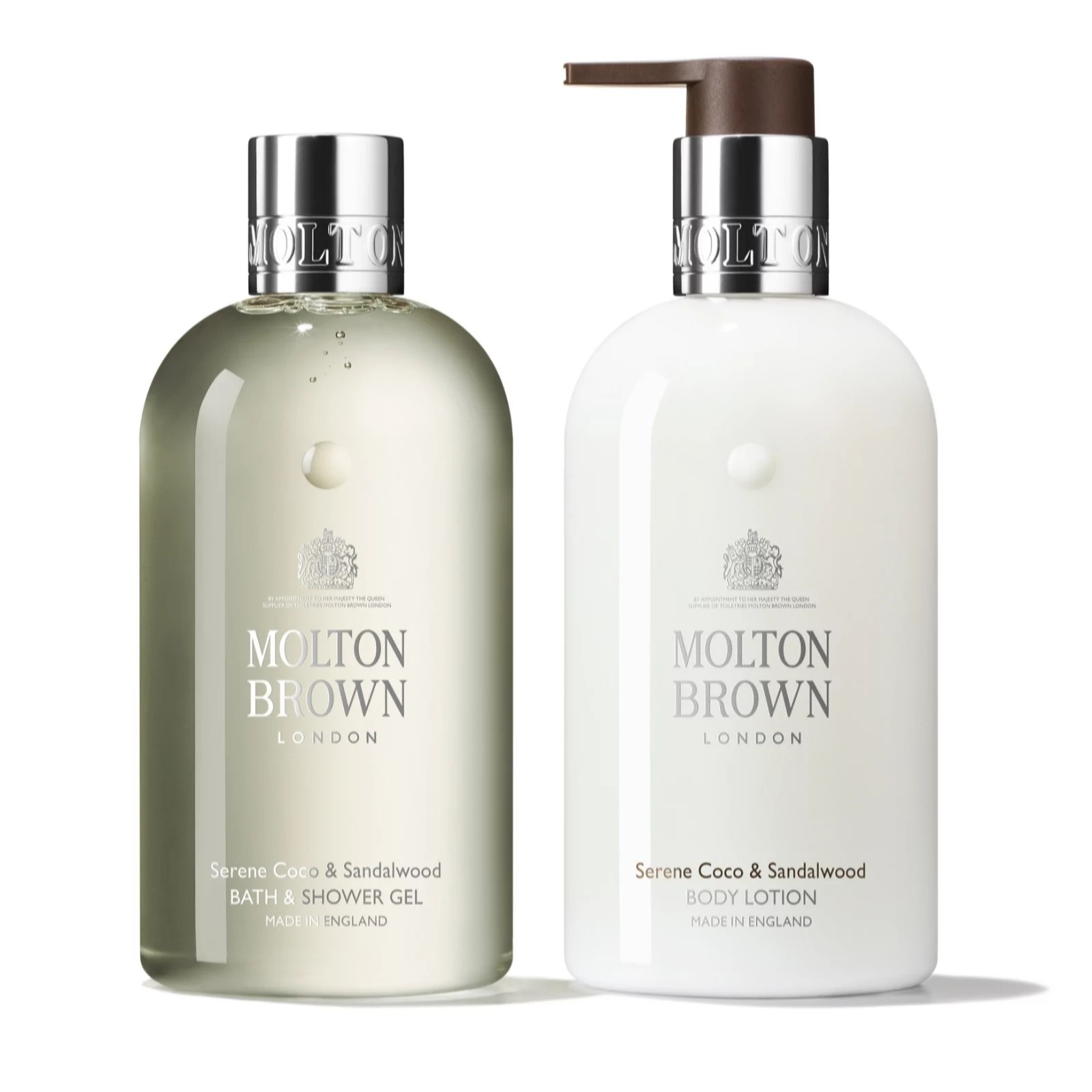 Molton Brown Serene Coco & Sandalwood Body Duo QVC UK