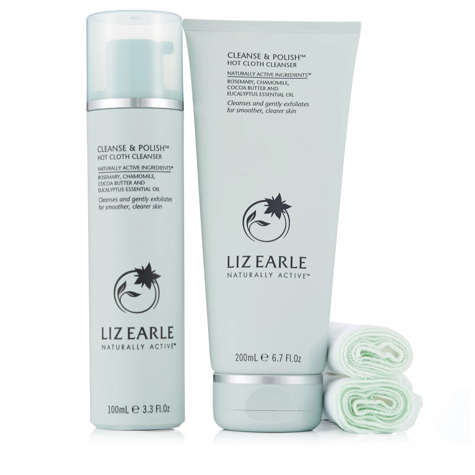 Liz Earle Cleanse and Polish 200ml & 100ml QVC UK