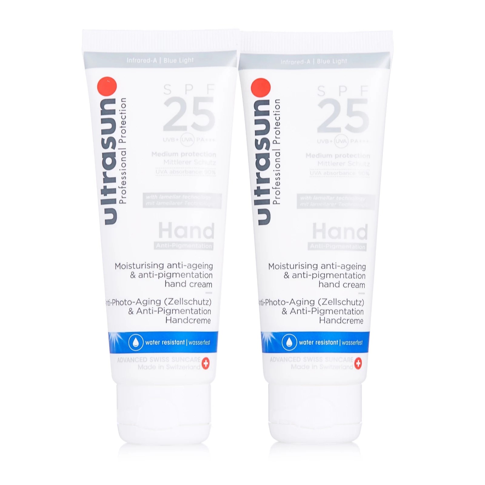 Ultrasun Sun Protection SPF 25 Hand Cream 75ml Duo QVC UK