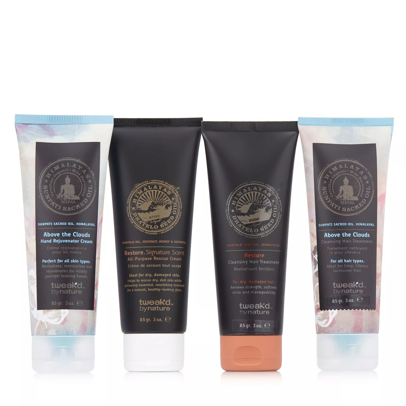 Tweak'd by Nature 4 Piece Holiday Gift Set QVC UK
