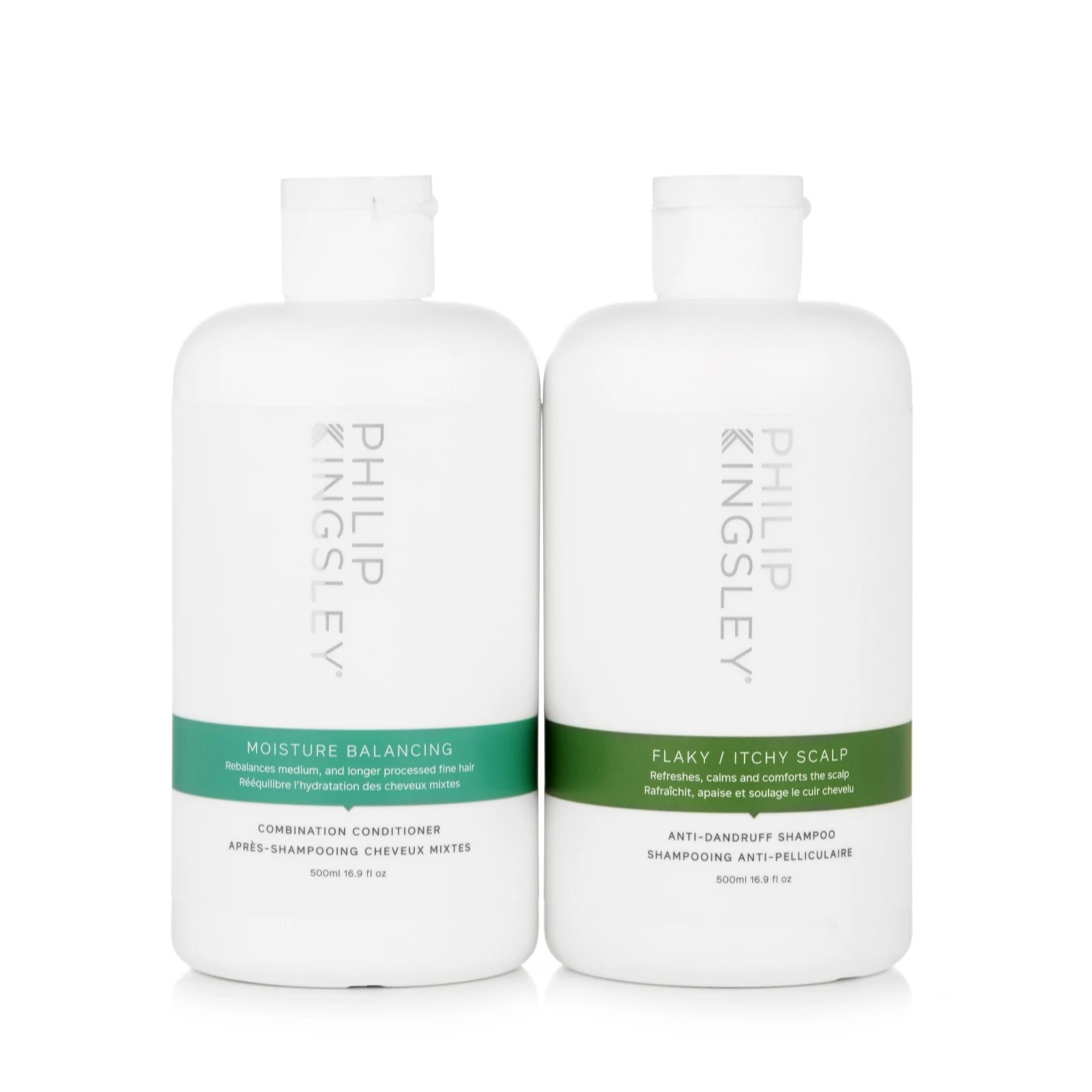 Philip Kingsley Flaky Itchy and Moisture Balance 500ml Duo QVC UK