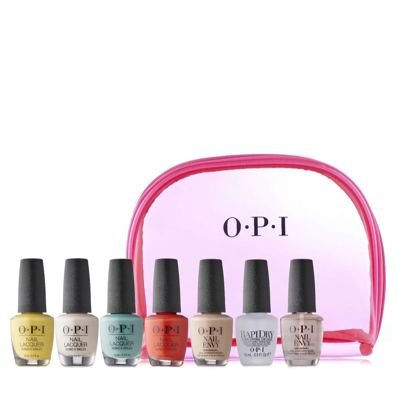 OPI Mexico Envy 7 Piece Nail Collection QVC UK