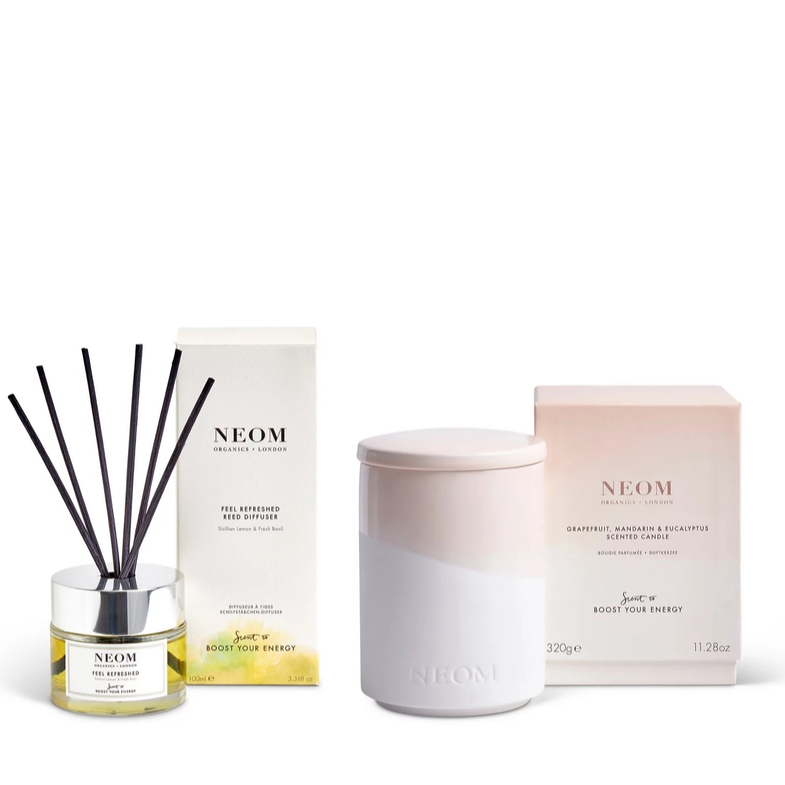Neom Precious Candle & Diffuser Duo QVC UK