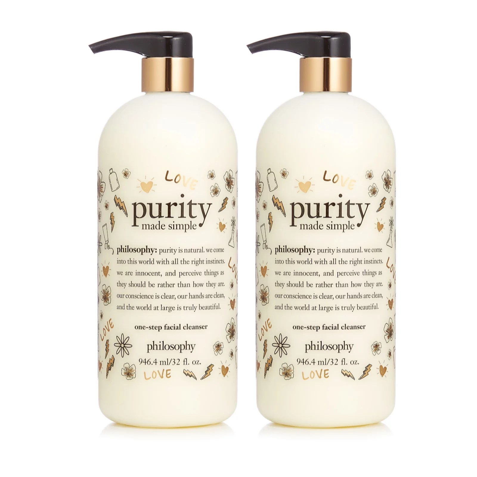 Philosophy Limited Edition Purity Made Simple Facial Cleanser 946ml Duo
