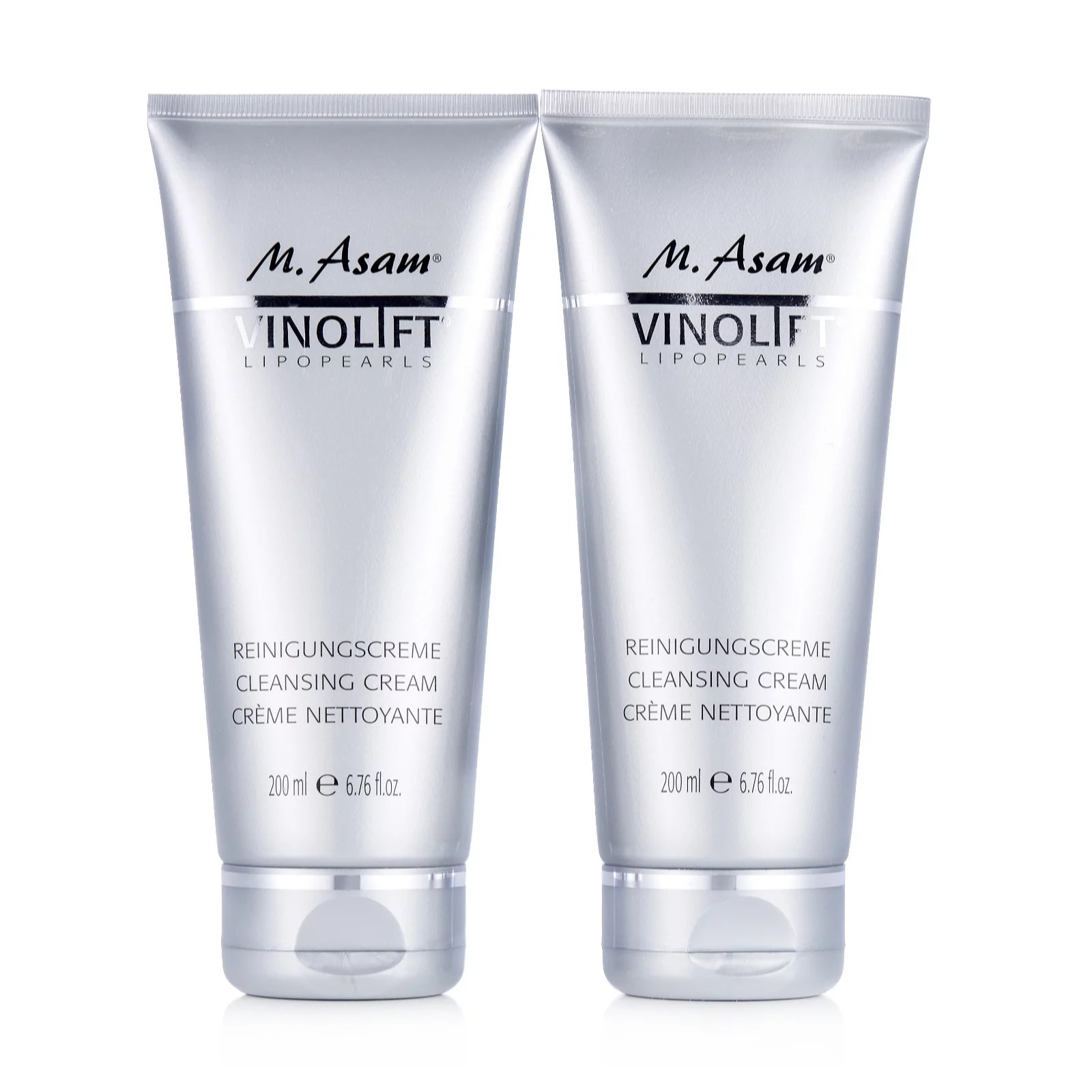 M. Asam Vinolift Cleansing Cream 200ml Duo QVC UK