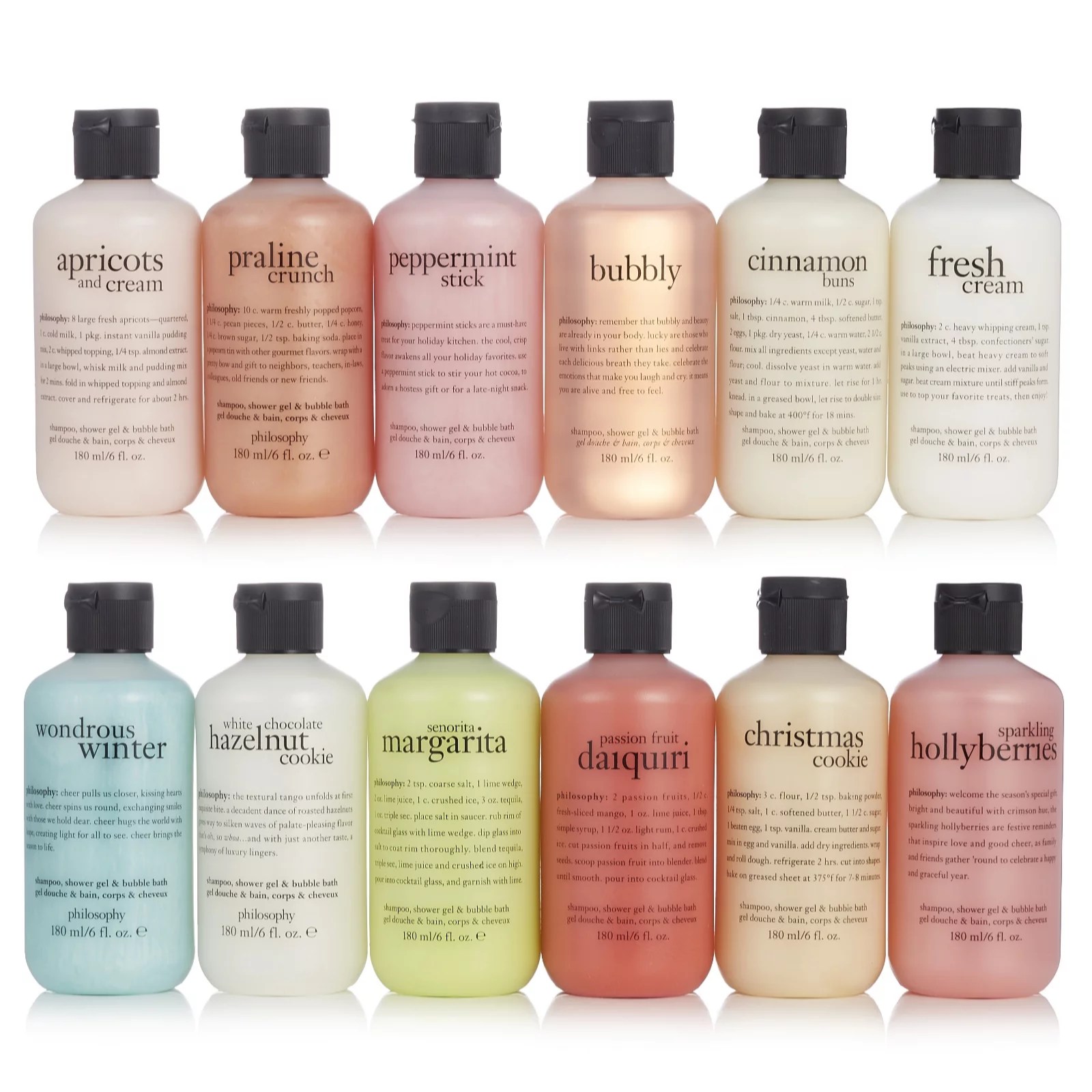 Philosophy 12 Piece Shower Power Collection 180ml QVC UK