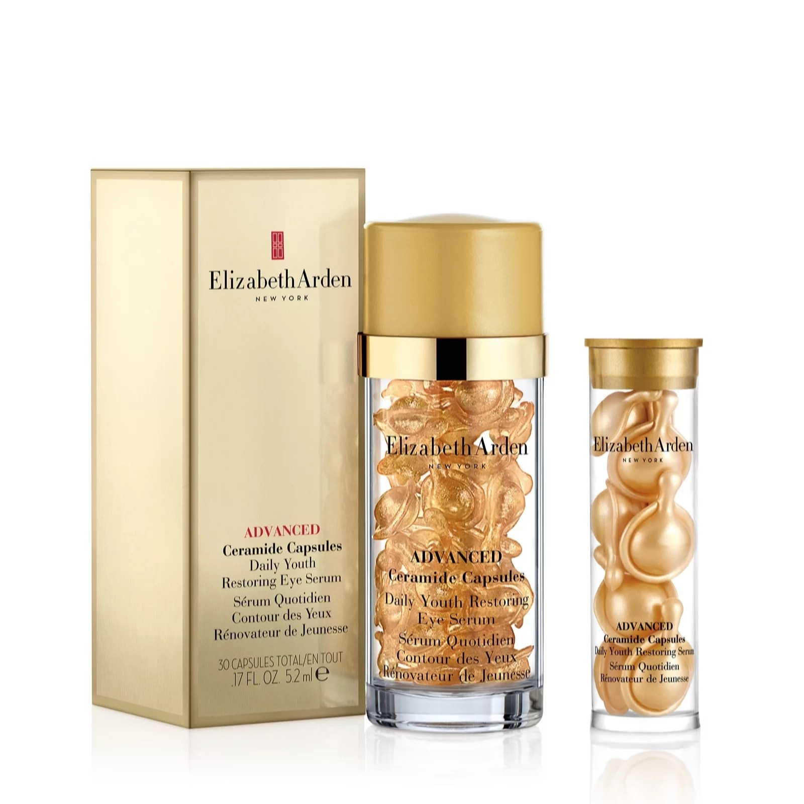Elizabeth Arden Advanced Ceramide Capsules Eye Serum 30 Piece QVC UK