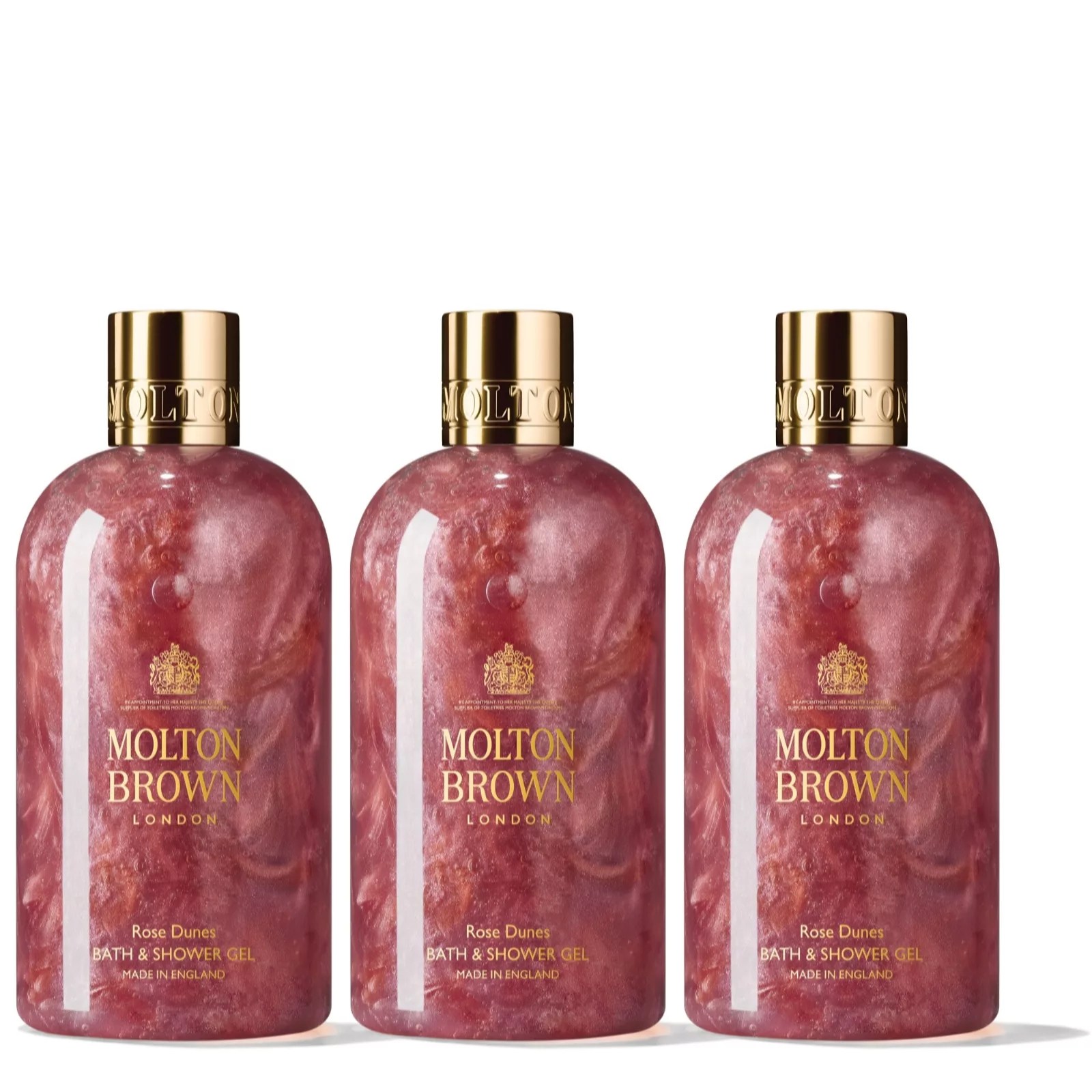 Molton Brown Rose Dunes Body Wash 300ml Trio QVC UK