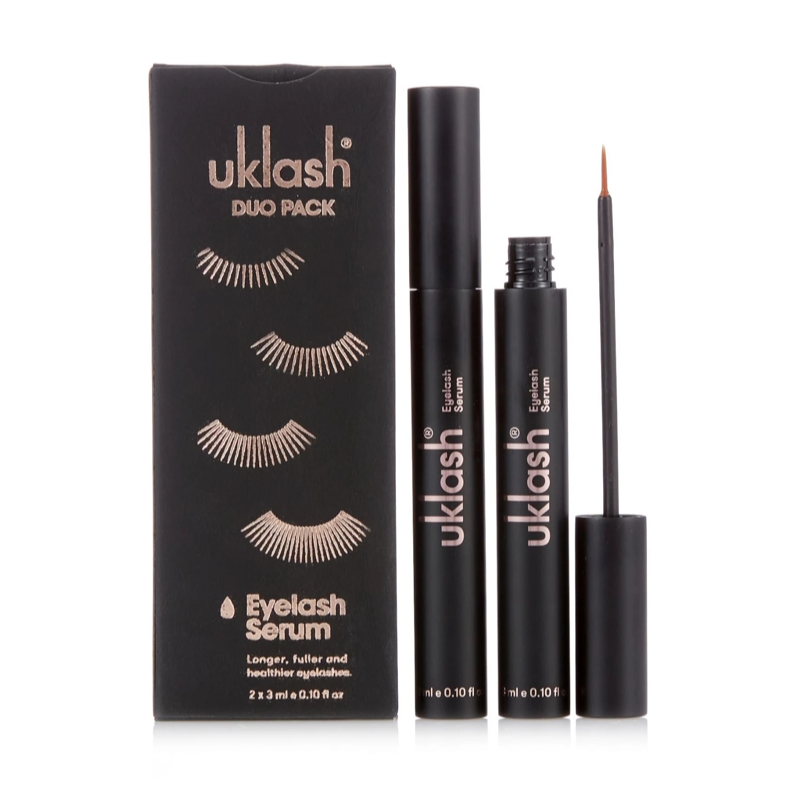 UKLash Eyelash Conditioning Serum 3ml Duo QVC UK