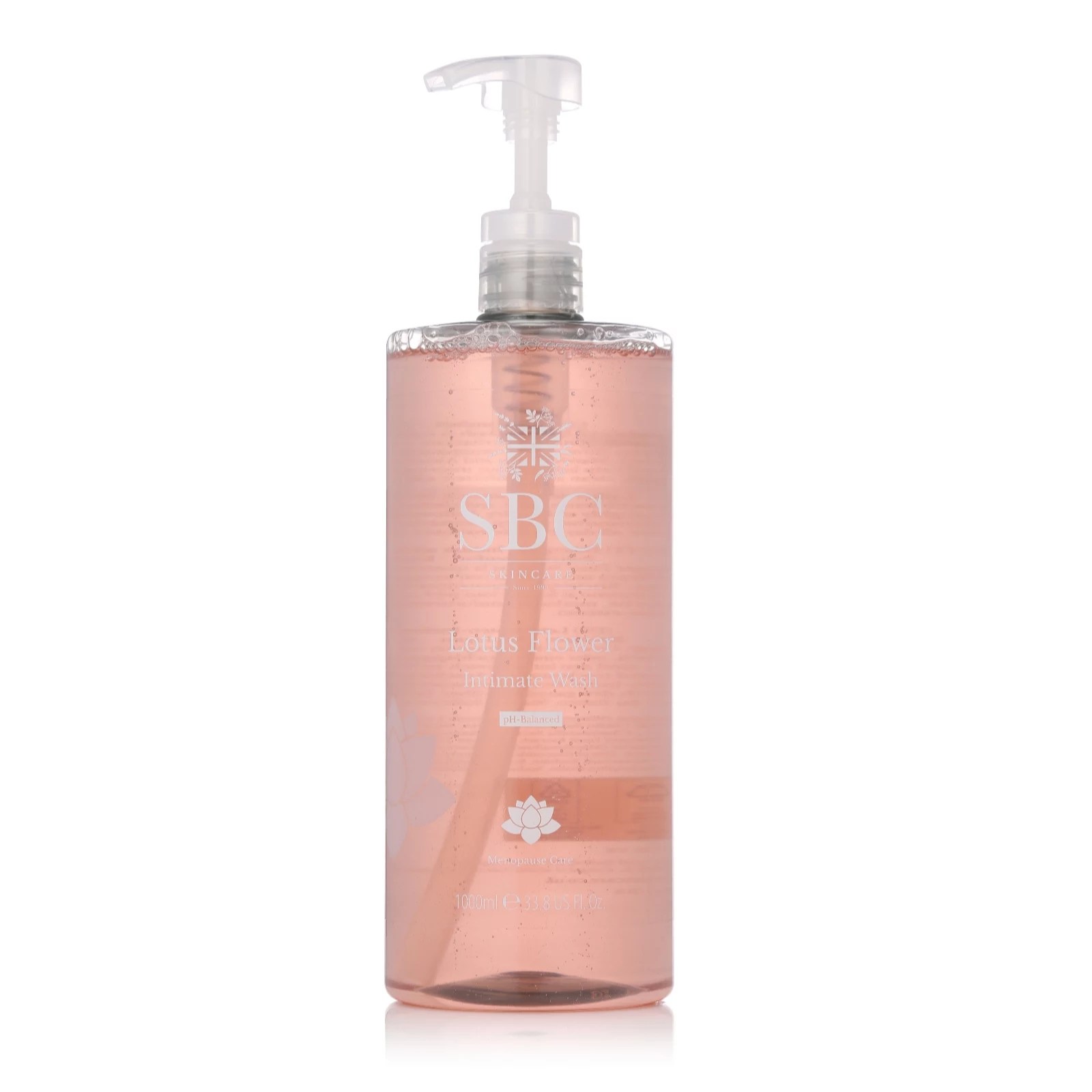 SBC Supersize Lotus Flower Intimate Wash 1 Litre QVC UK