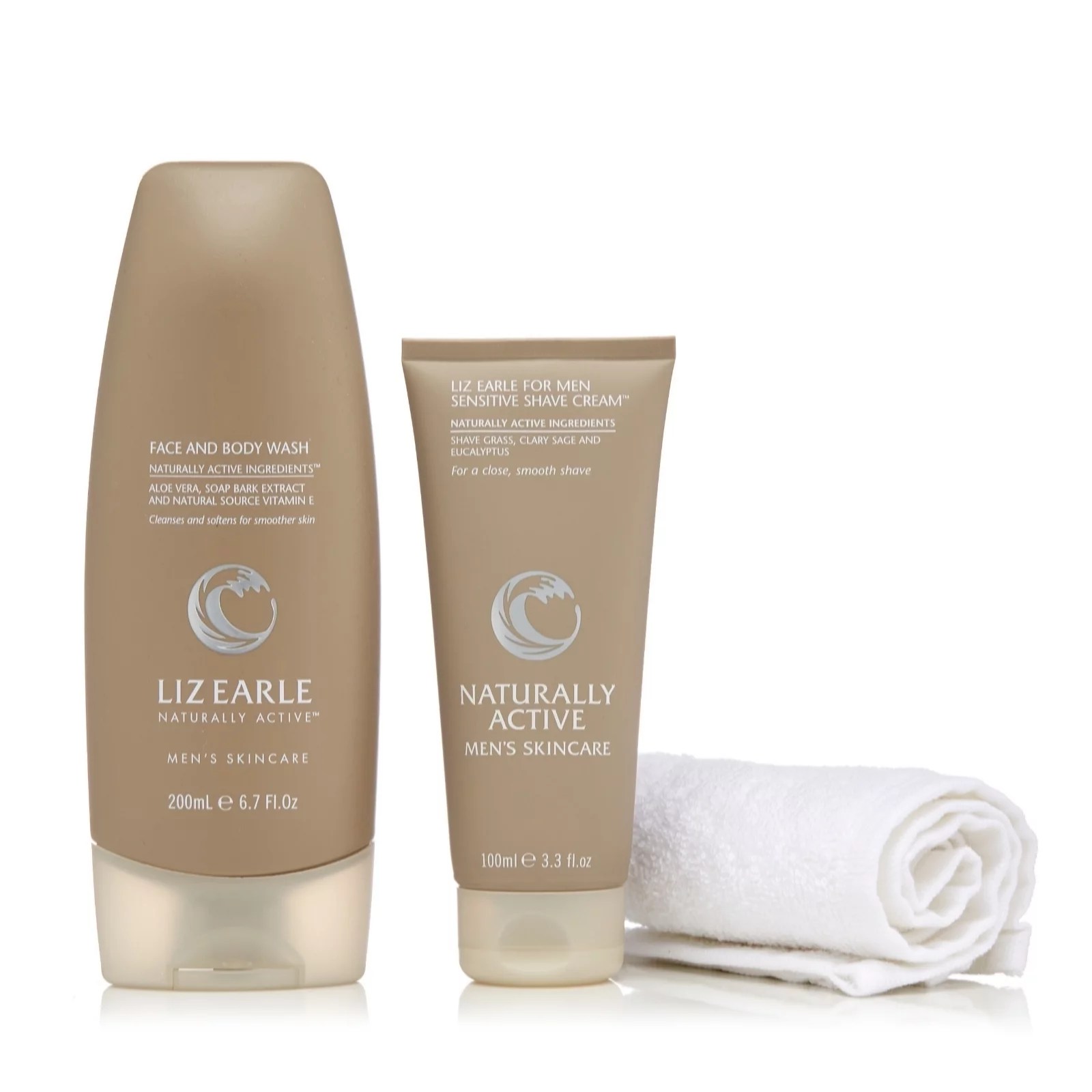 Liz Earle Men's Shower And Shave Duo QVC UK