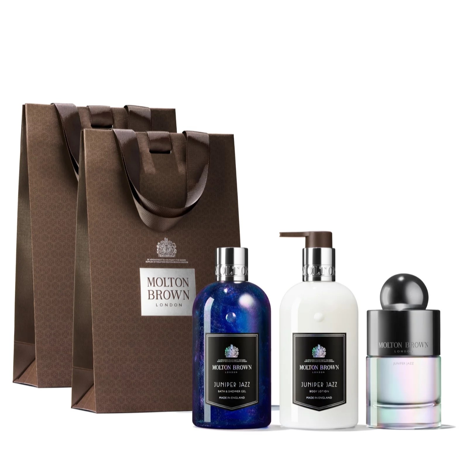Molton Brown 3 Piece Juniper Jazz Fragrance Layering Gift Collection