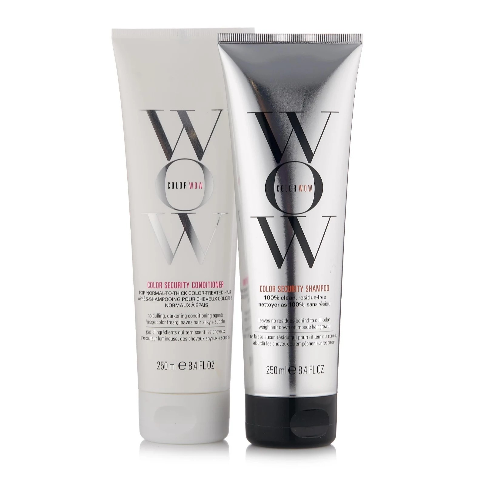 Color Wow 2 Piece Colour Security Shampoo & Conditioner 250ml QVC UK
