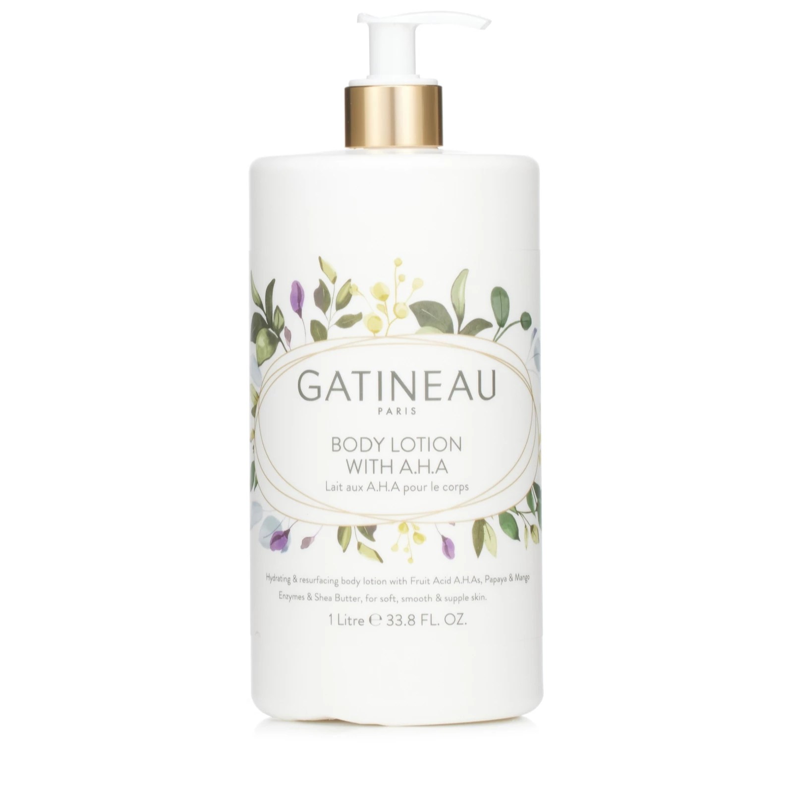 Gatineau AHA Body Lotion 1 Litre Limited Edition QVC UK