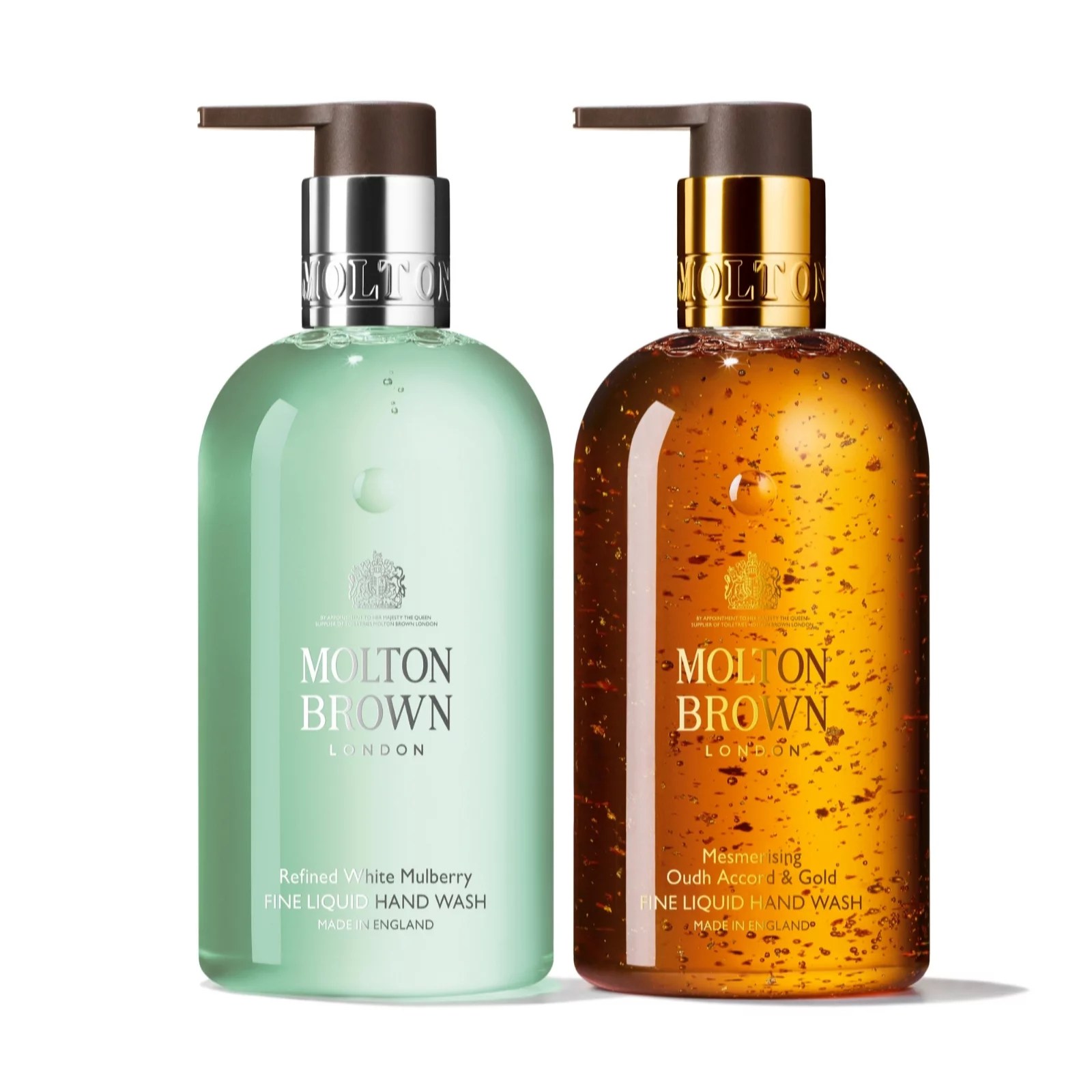 Molton Brown White Mulberry & Oudh Hand Wash 300ml Set QVC UK