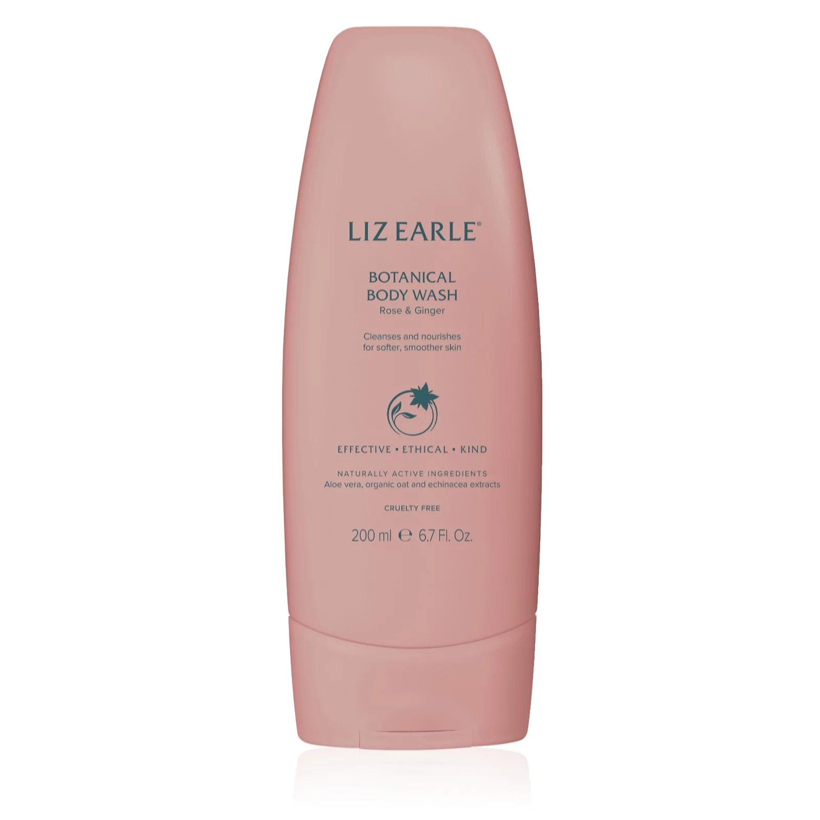 Liz Earle Rose & Ginger Body Wash 200ml QVC UK