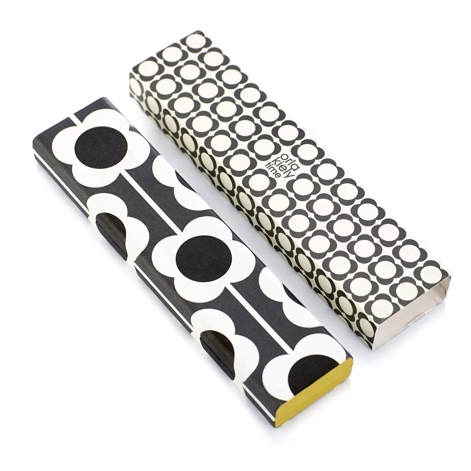 Orla Kiely Ladies Watch Large Poppy Leather Strap Watch QVC UK