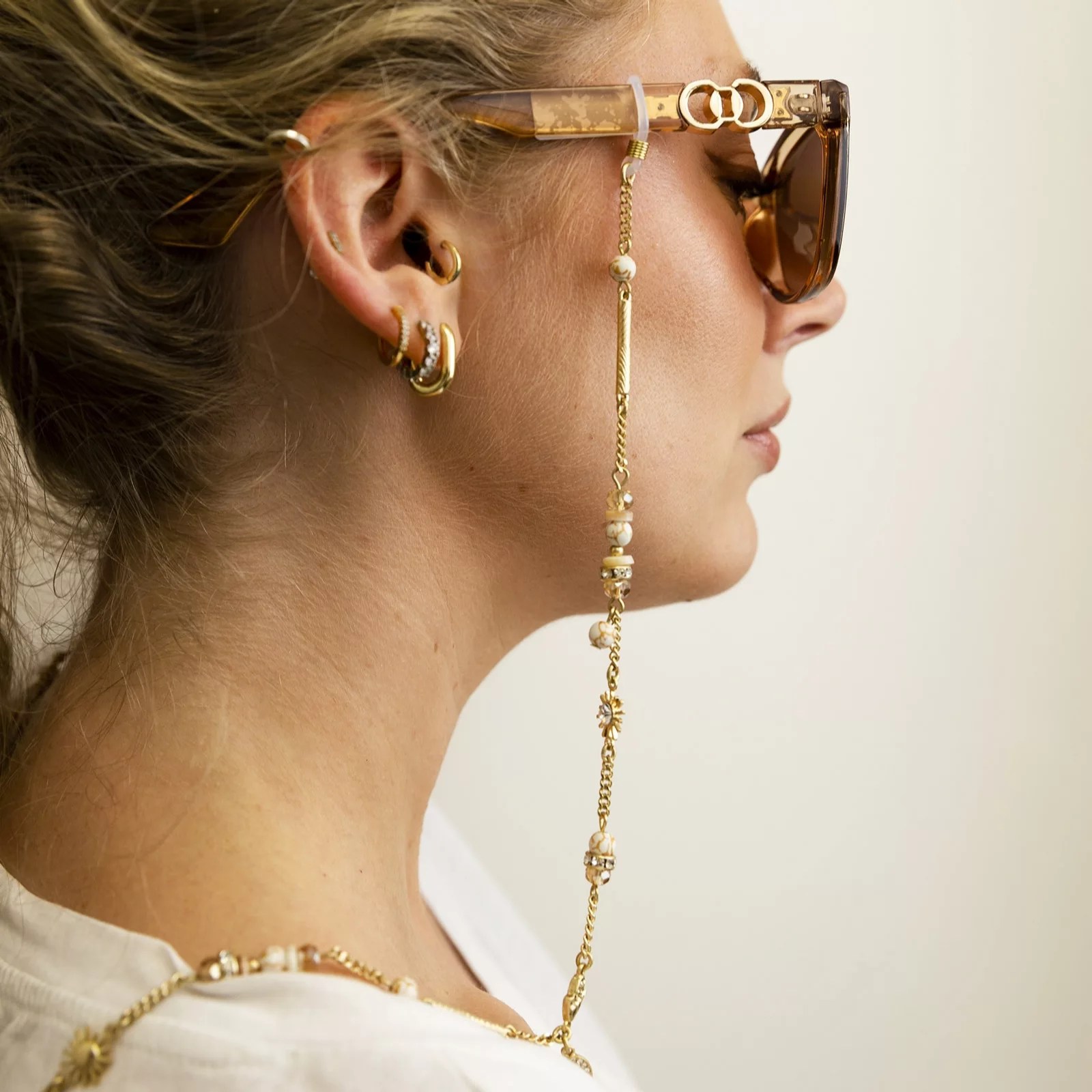 Bibi Bijoux Safari Glasses Chain QVC UK