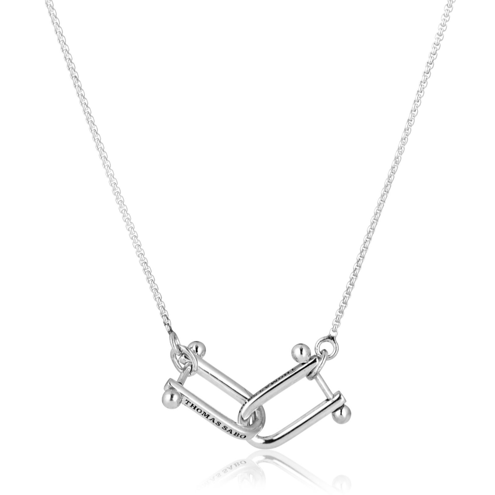 Thomas Sabo Iconic 45cm Necklace Sterling Silver QVC UK