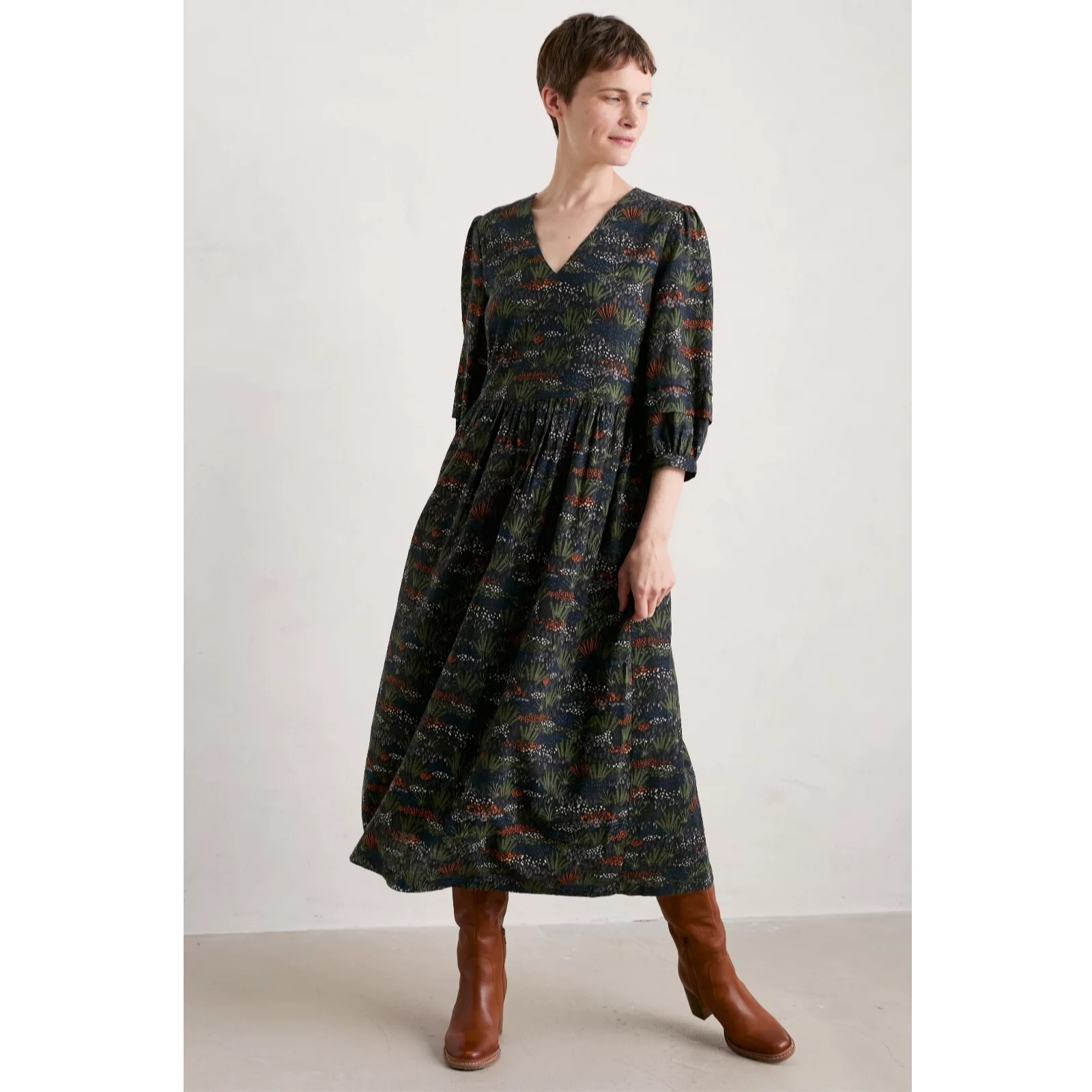 Seasalt Cornwall Sea Line Dress QVC UK