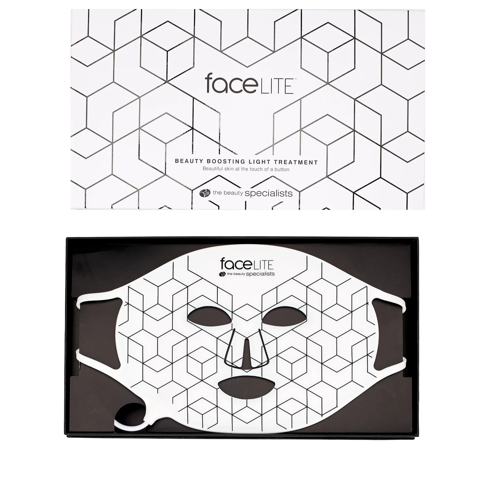 FaceLITE LED AntiAgeing Flexible Face Mask QVC UK