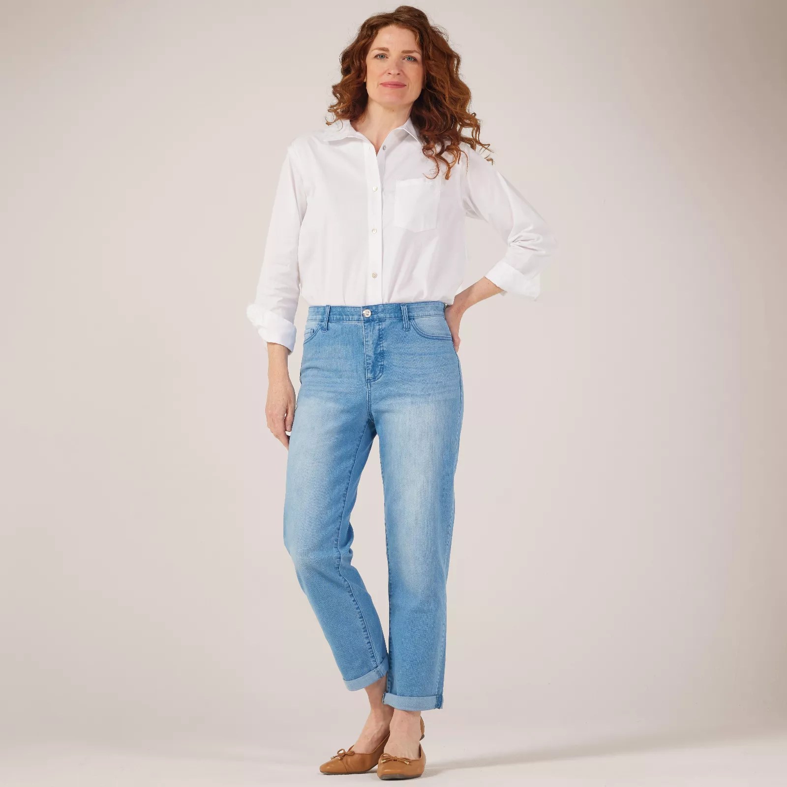 Marla Wynne Denim Slim Fit Weekend Jean QVC UK
