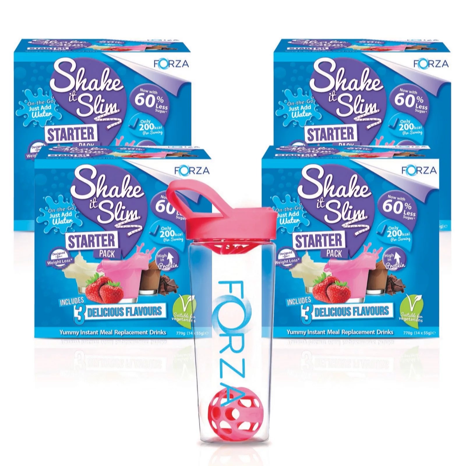 Shake It Slim Meal Replacement Weight Control 28 Day Programme QVC UK