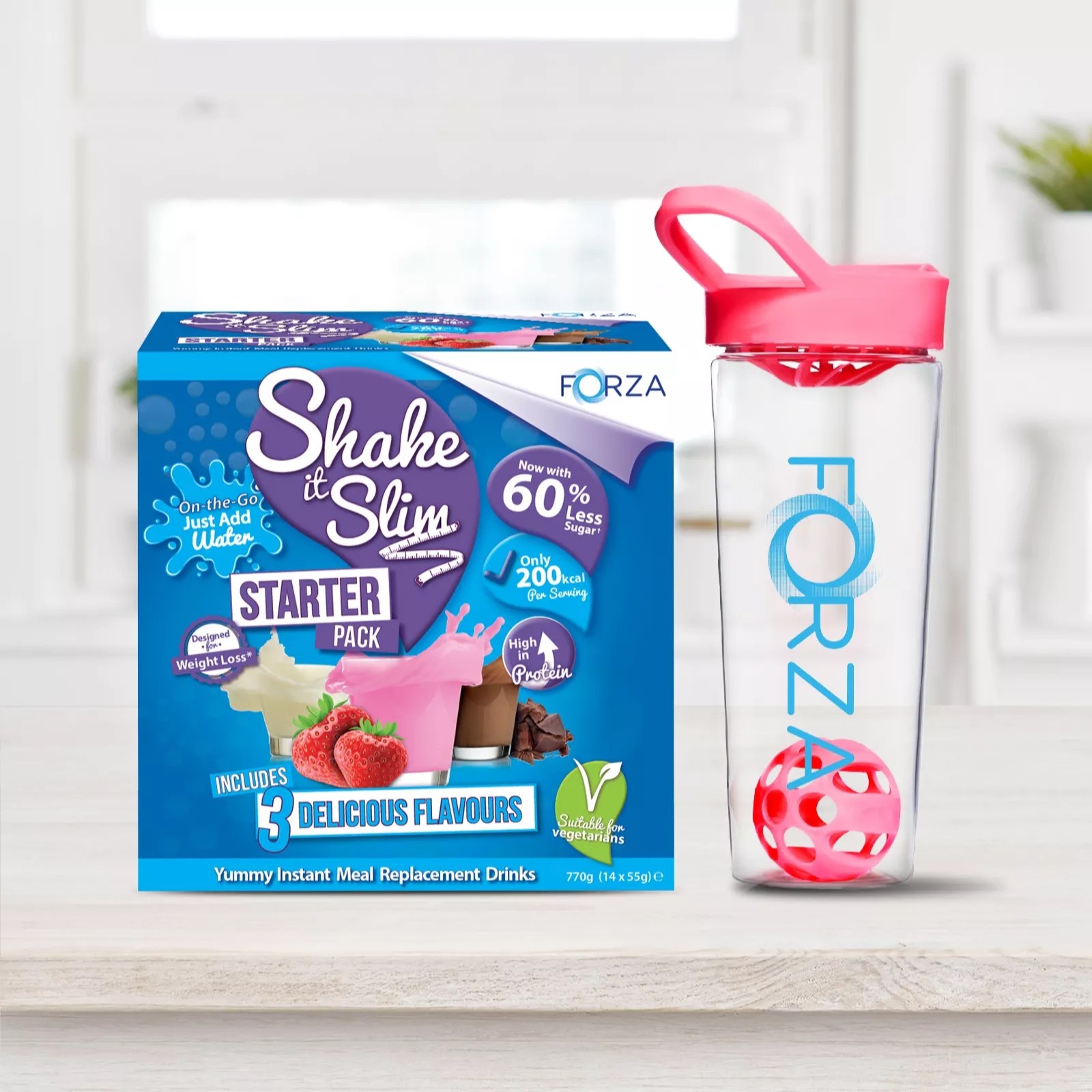 Shake It Slim Meal Replacement Weight Control 28 Day Programme QVC UK