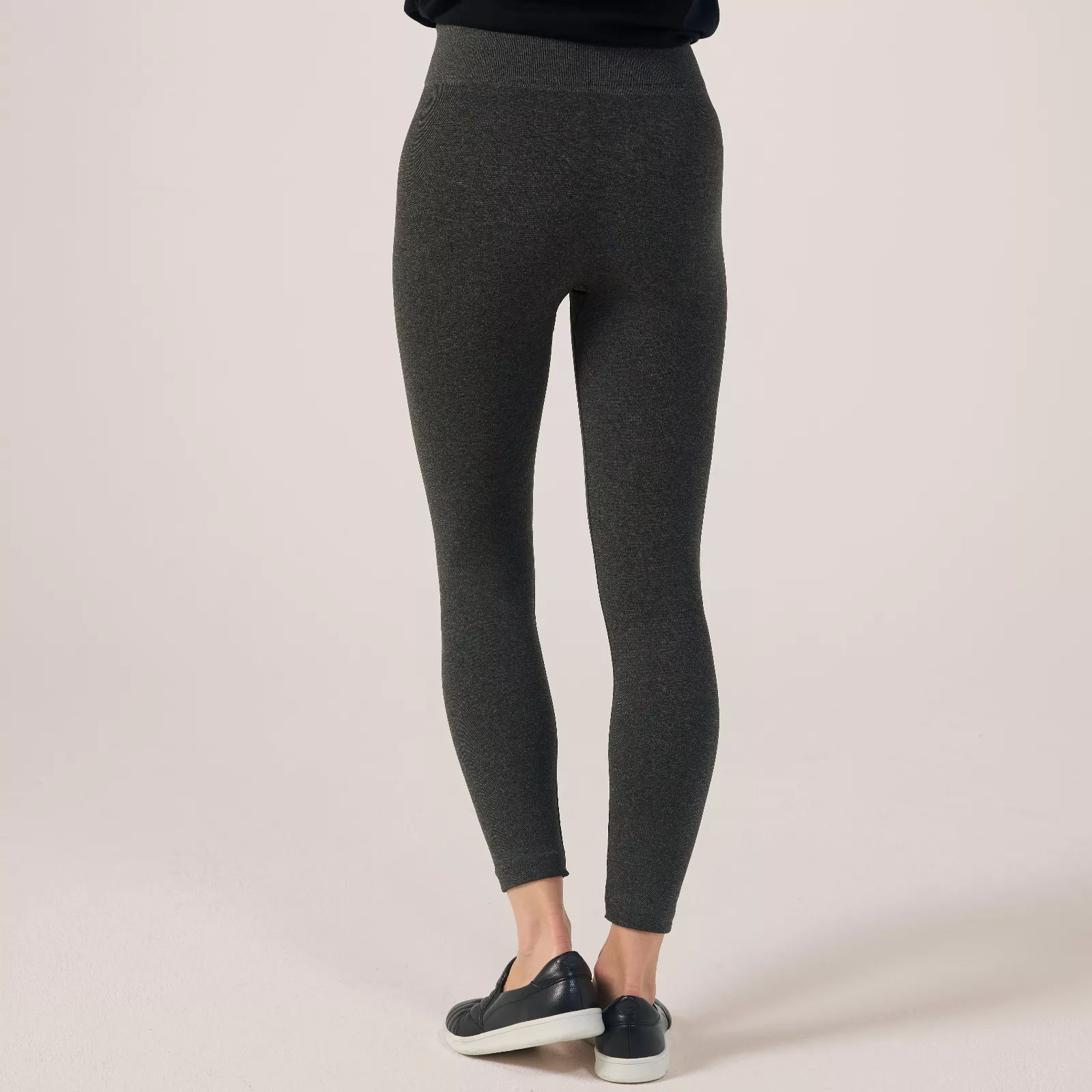 Muk Luks 2pk Faux Fur Lined Leggings QVC UK