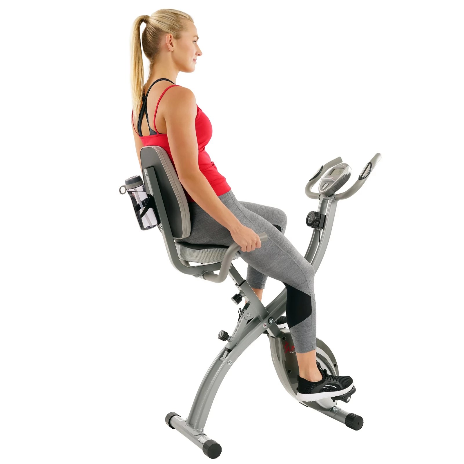 Sunny Health & Fitness Comfort XL Folding Recumbent Bike QVC UK