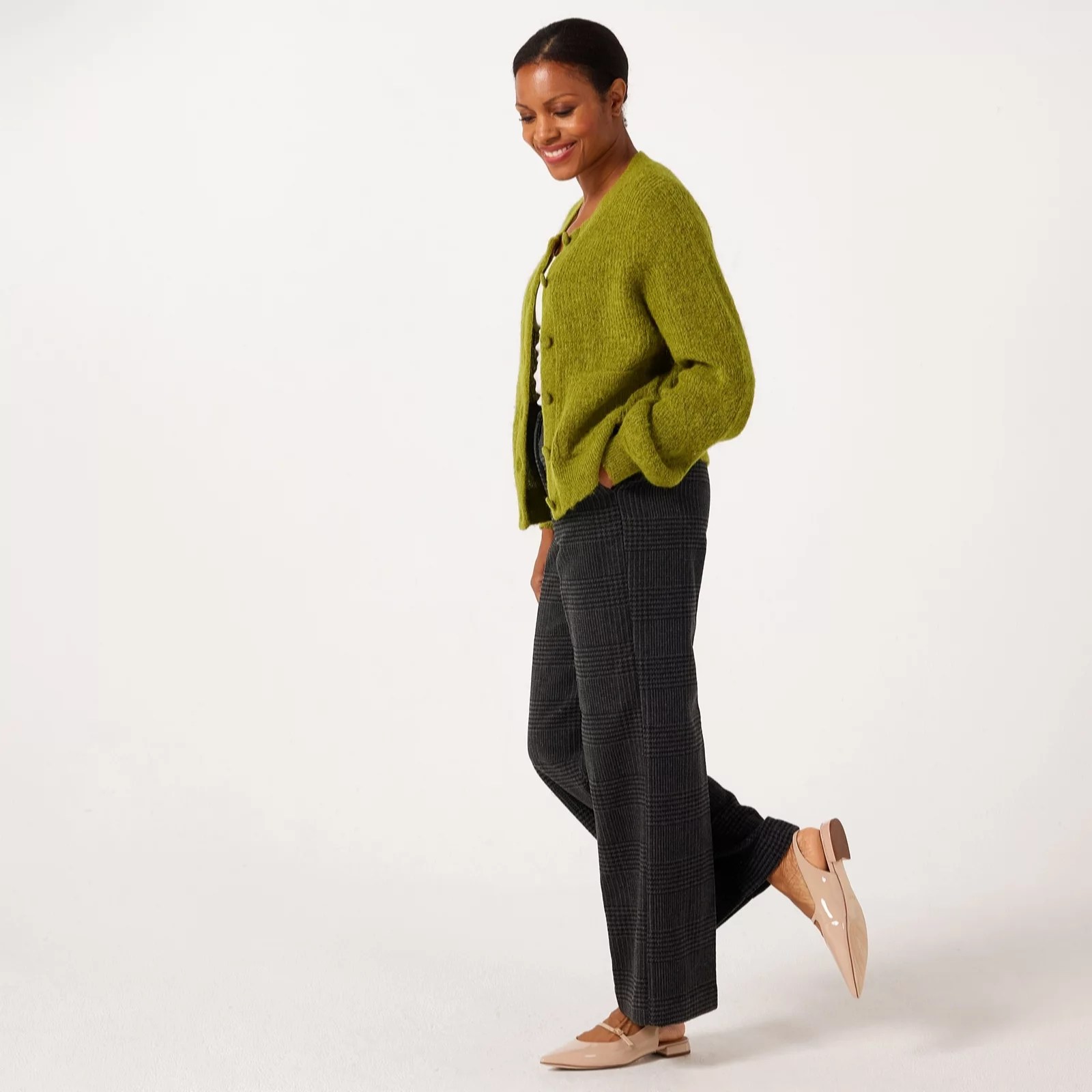 Selected Femme High Waisted Trouser QVC UK