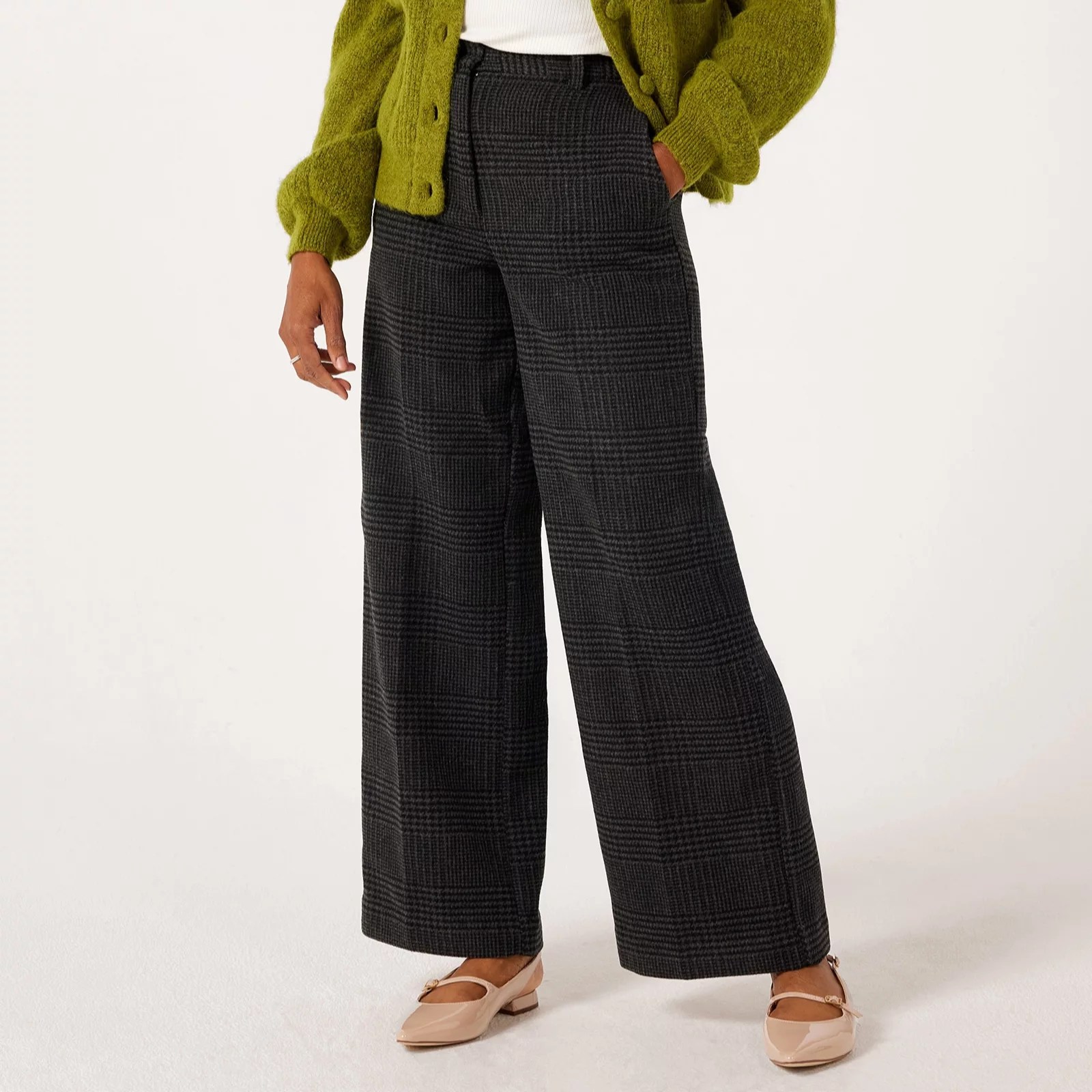 Selected Femme High Waisted Trouser QVC UK