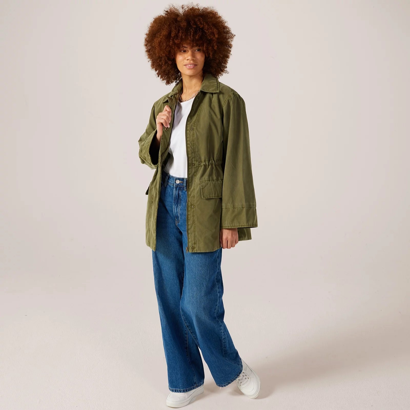 JDY Firenze Coated Jacket QVC UK