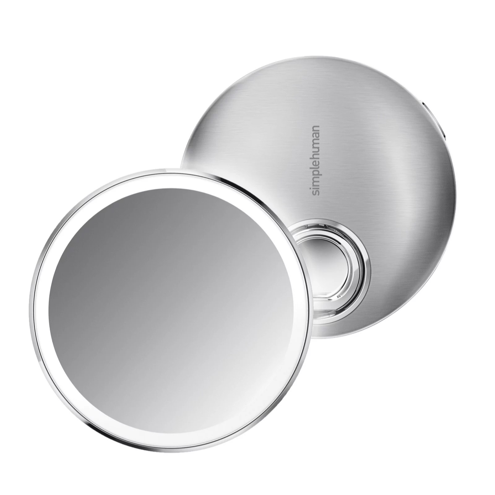 Simplehuman 10cm Sensor Mirror Compact with Zip Case 3 x Mag QVC UK