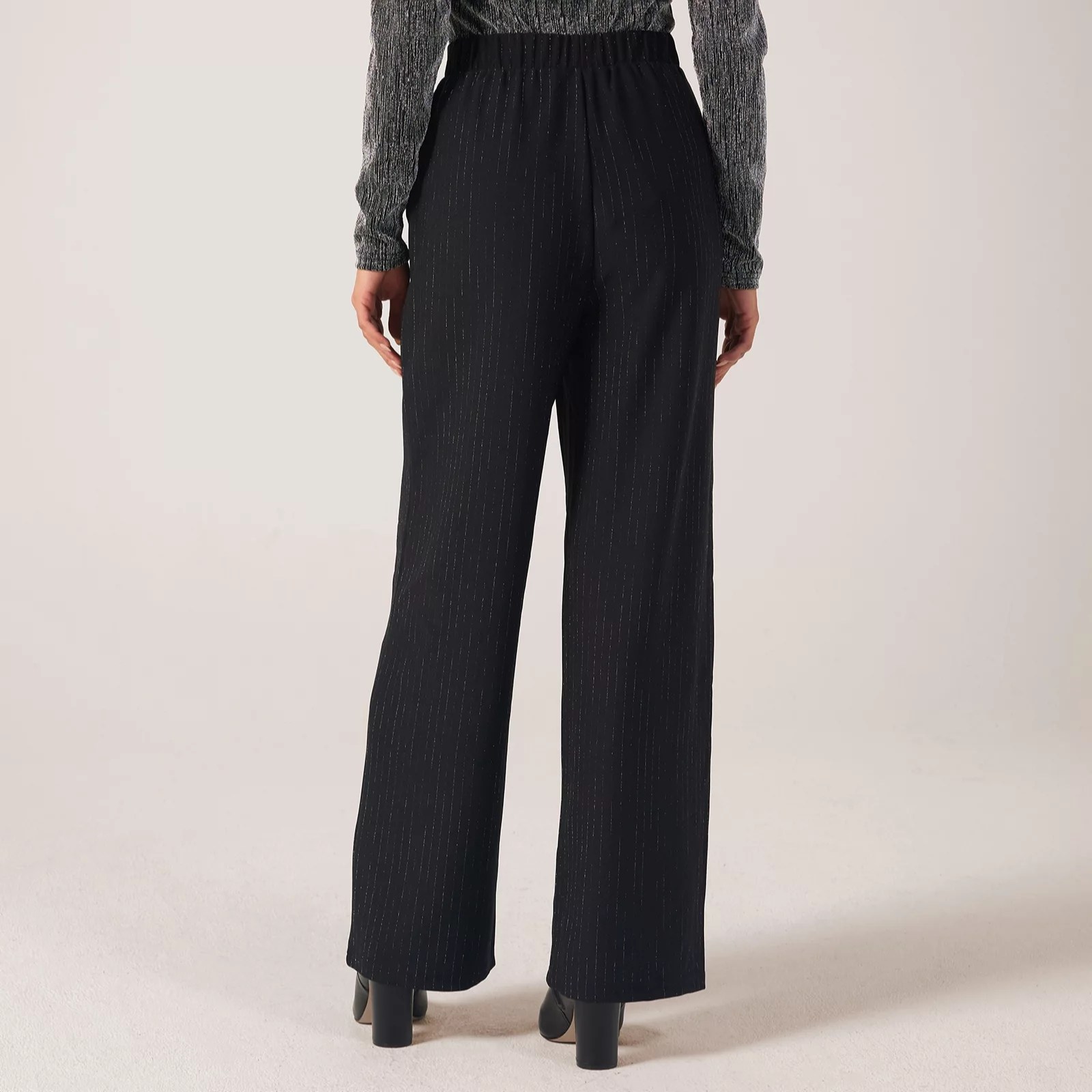 JDY Geggo Lurex Detail Trouser QVC UK