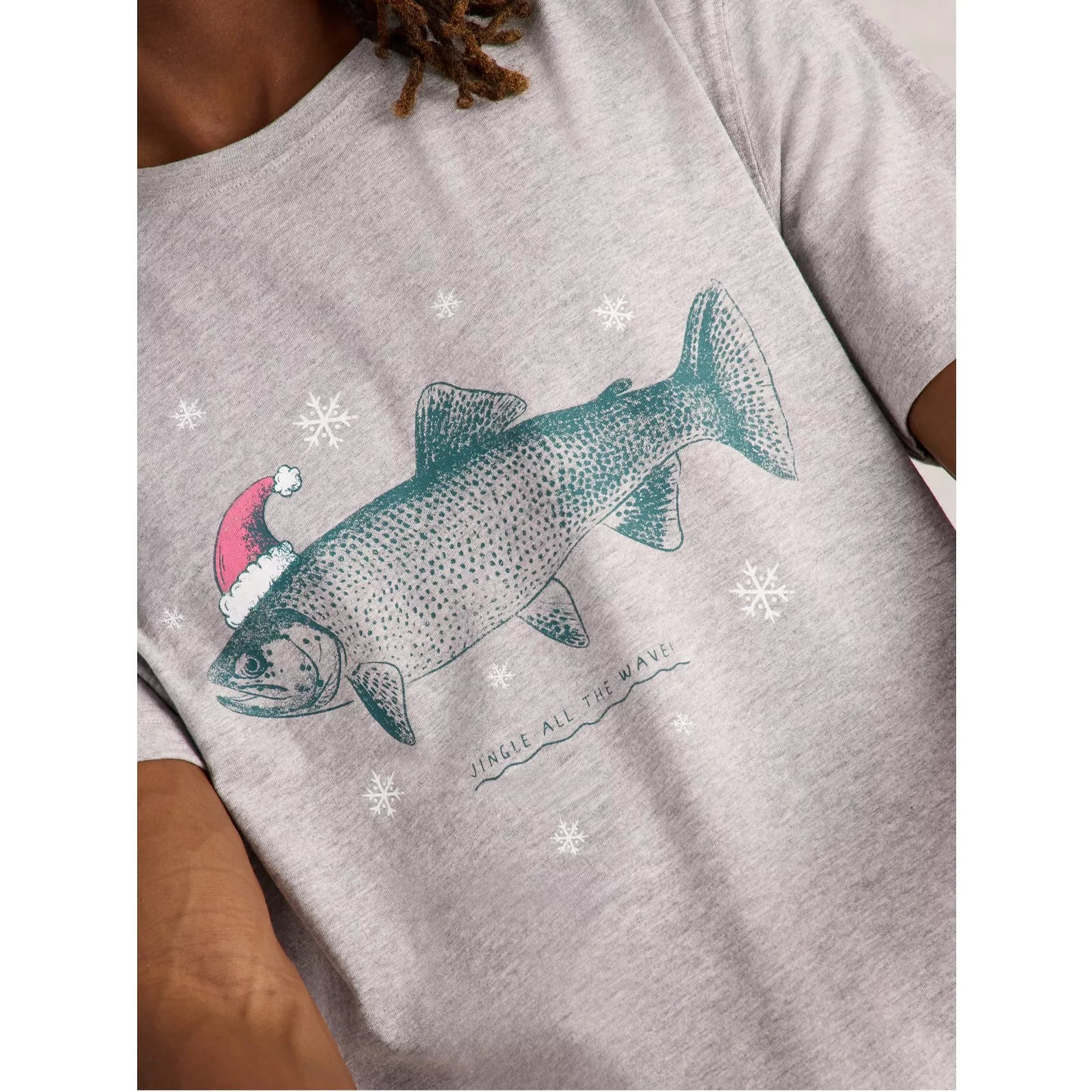 White Stuff Men's Jingle Scales Graphic Tee QVC UK