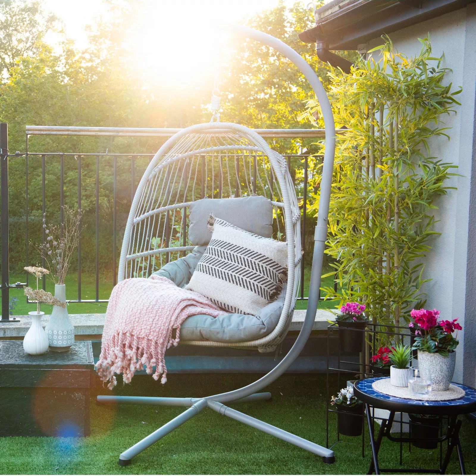 Innovators Holly Folding Cocoon Chair QVC UK