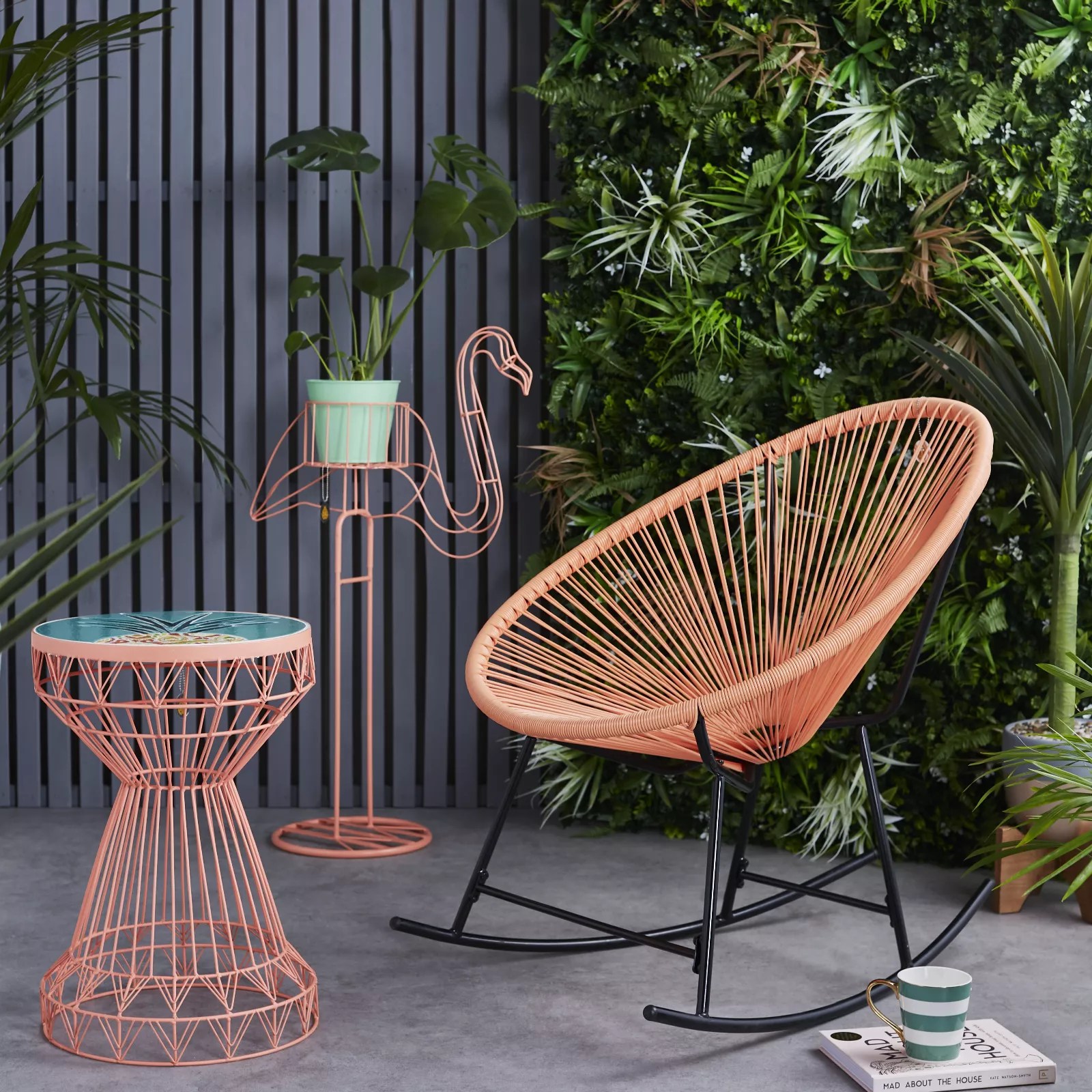 BundleBerry by Amanda Holden Indoor Outdoor Pineapple Bistro Table QVC UK