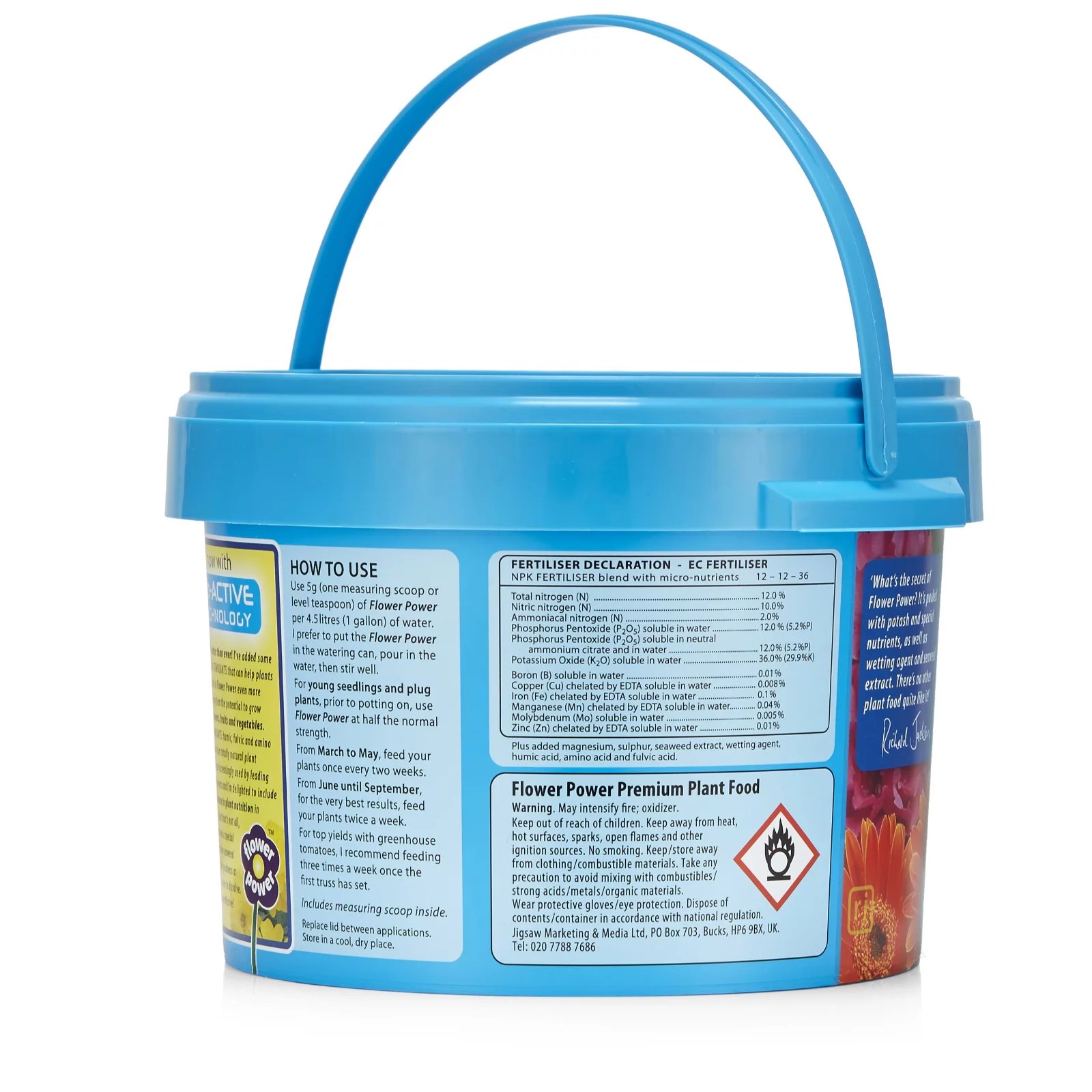 Richard Jackson's 2.4kg Flower Power Plant Food with BioActive Formula