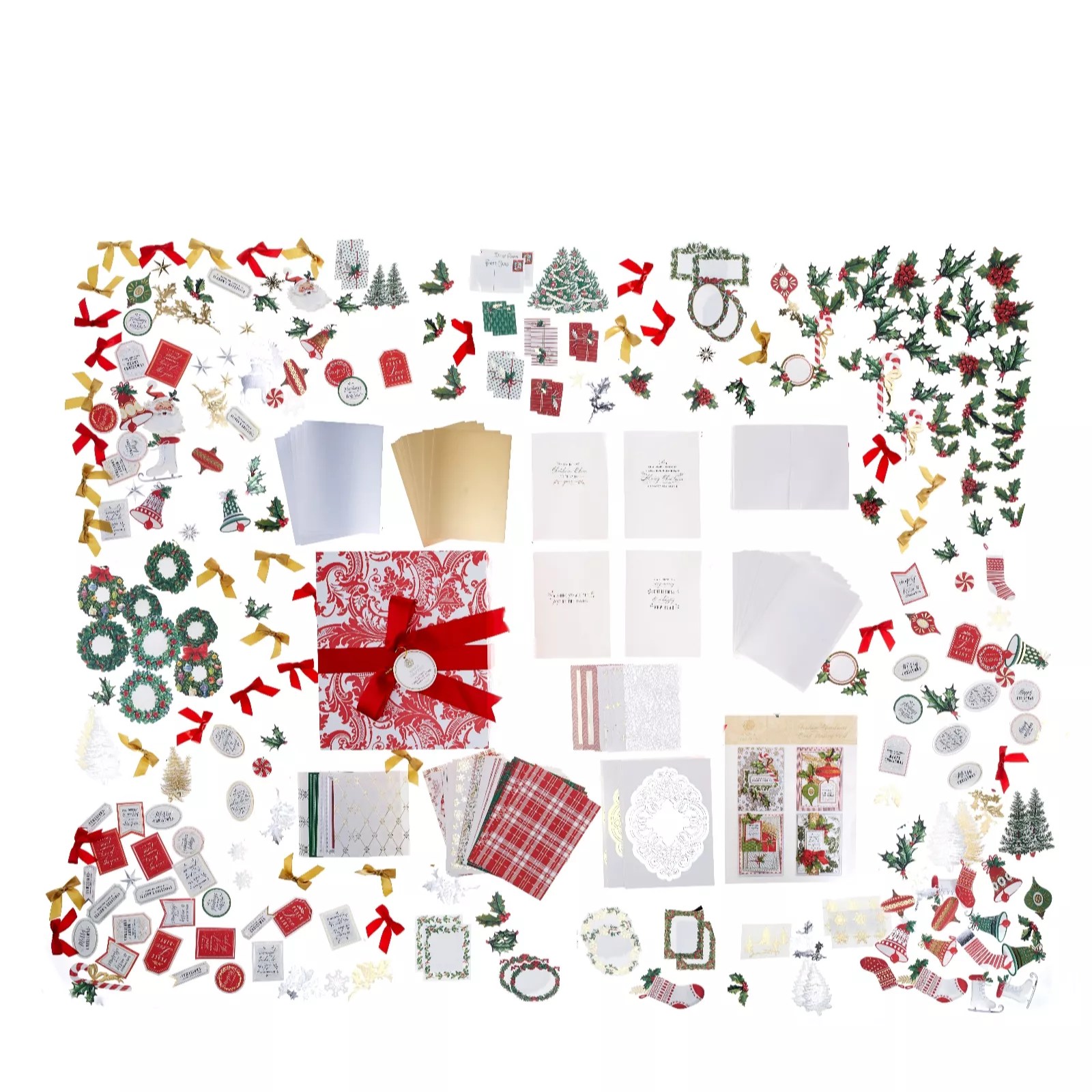 Anna Griffin Vintage Christmas 48 Card Making Kit QVC UK