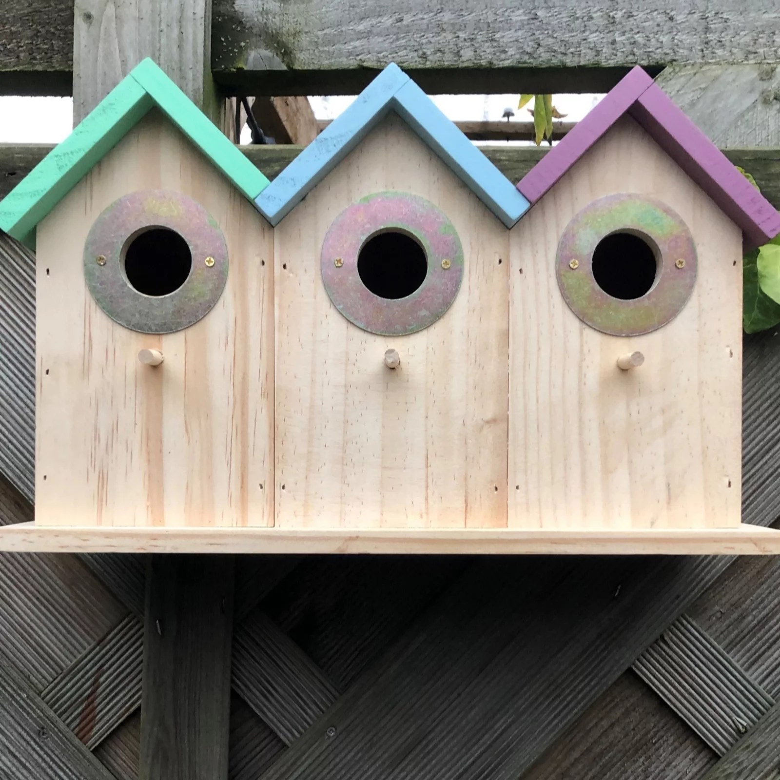 Jennings Triple Deluxe Terraced Bird House QVC UK