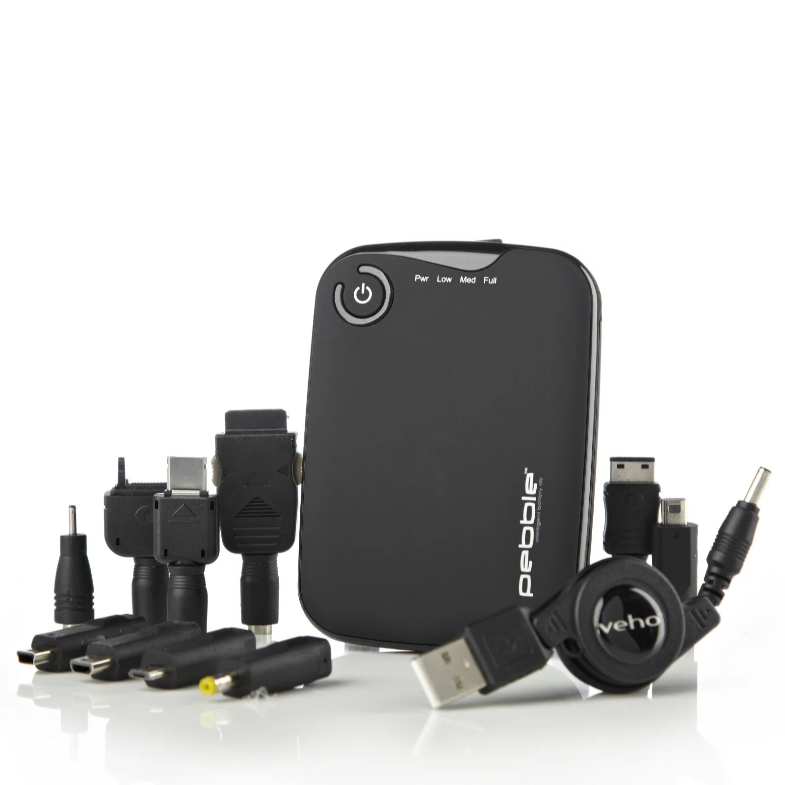 Veho Pebble XT Portable Battery Charger with Carry Case QVC UK