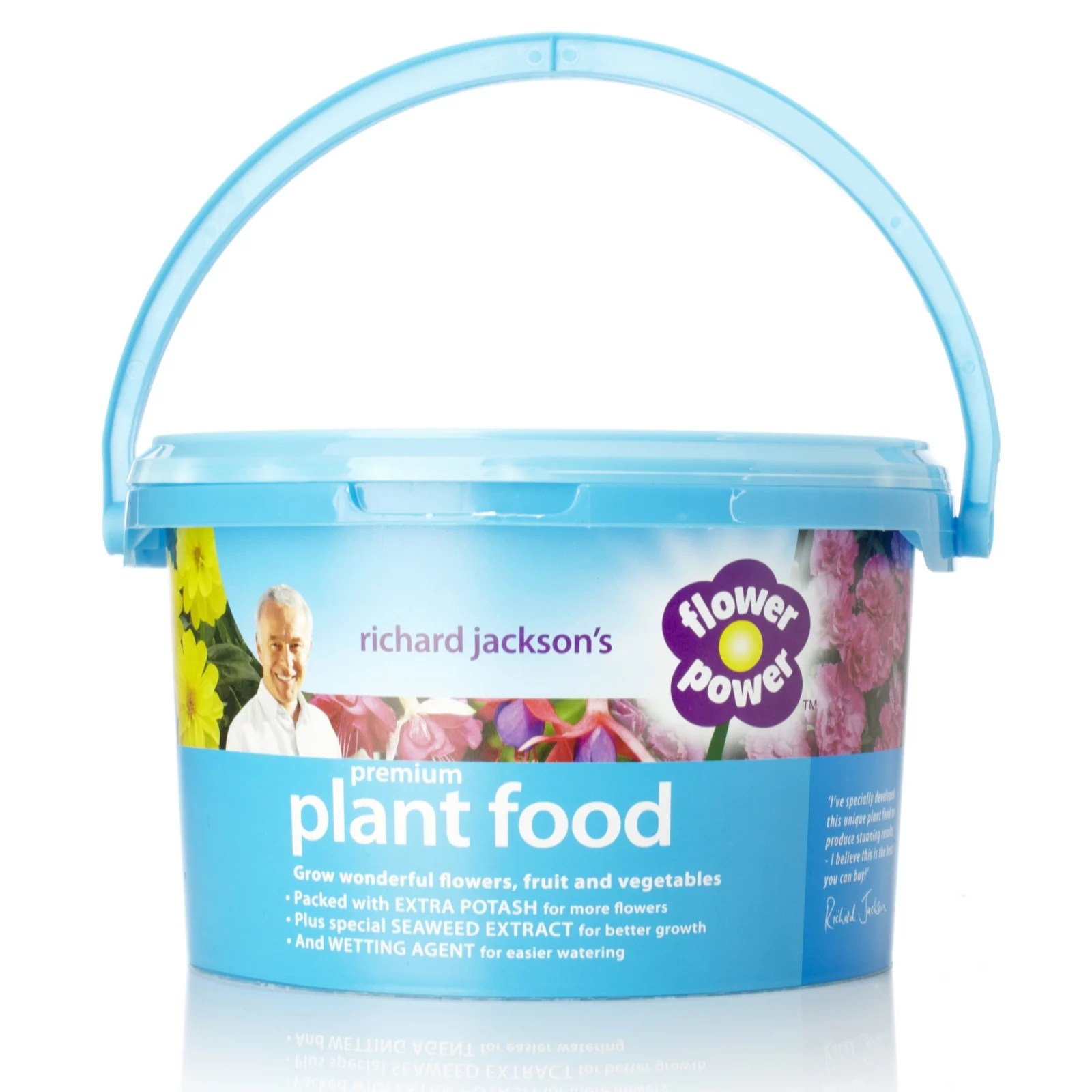 Richard Jackson's Flower Power 1.5kg Premium Plant Food Tub QVC UK