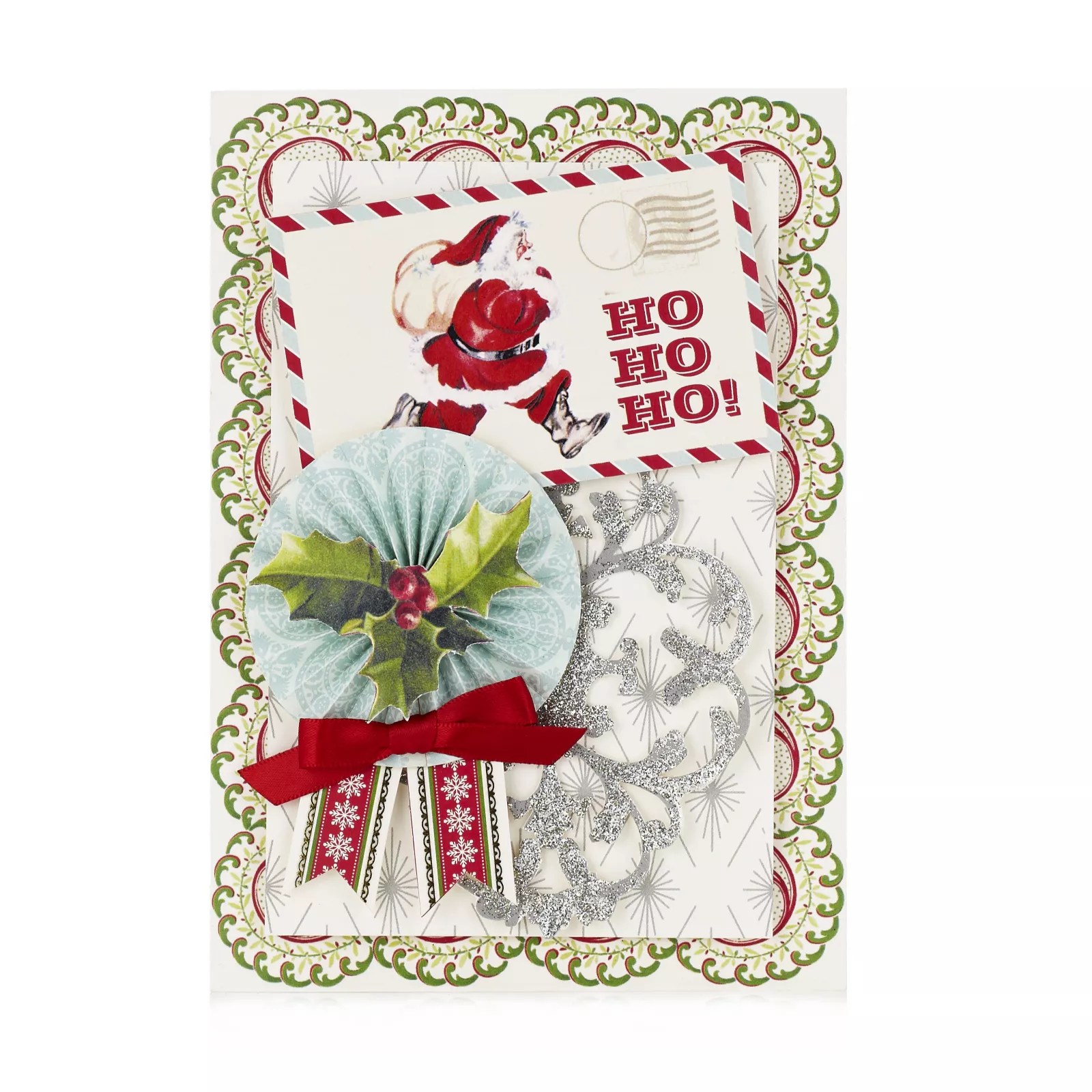 Anna Griffin Complete Holiday Trimmings Christmas Card Making Kit QVC UK