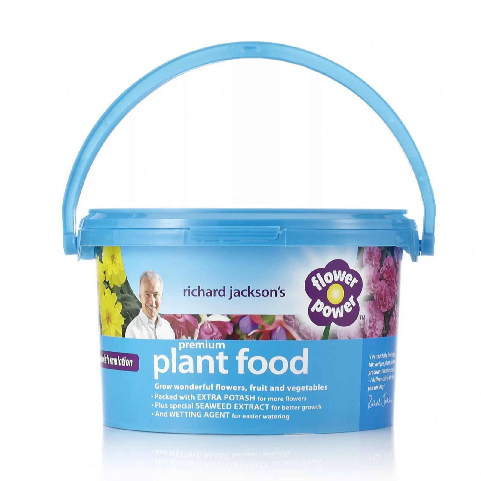 Richard Jackson's Flower Power 1.45kg Premium Plant Food Tub QVC UK