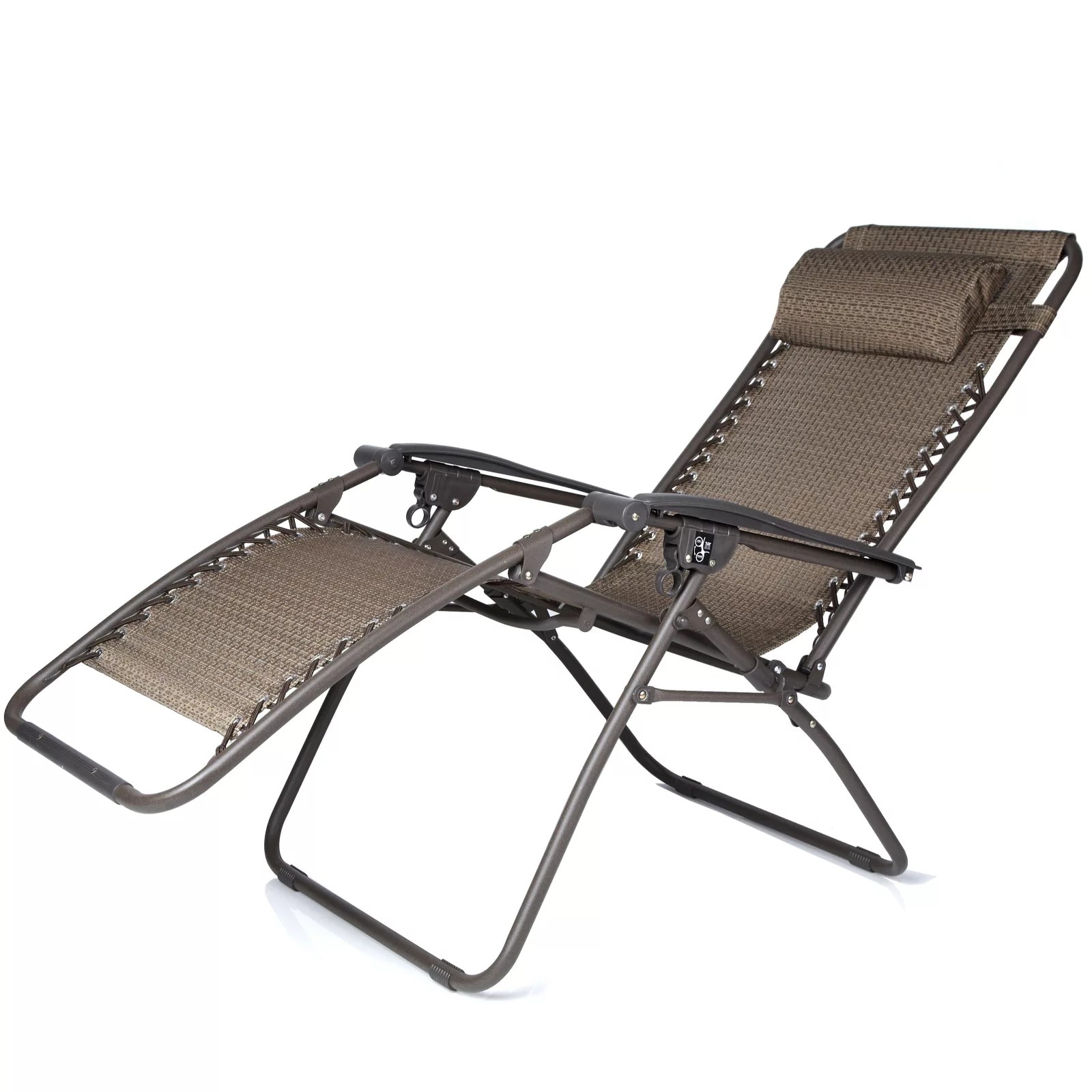 Rattan Effect Multi Position Reclining Lounger with Headrest QVC UK